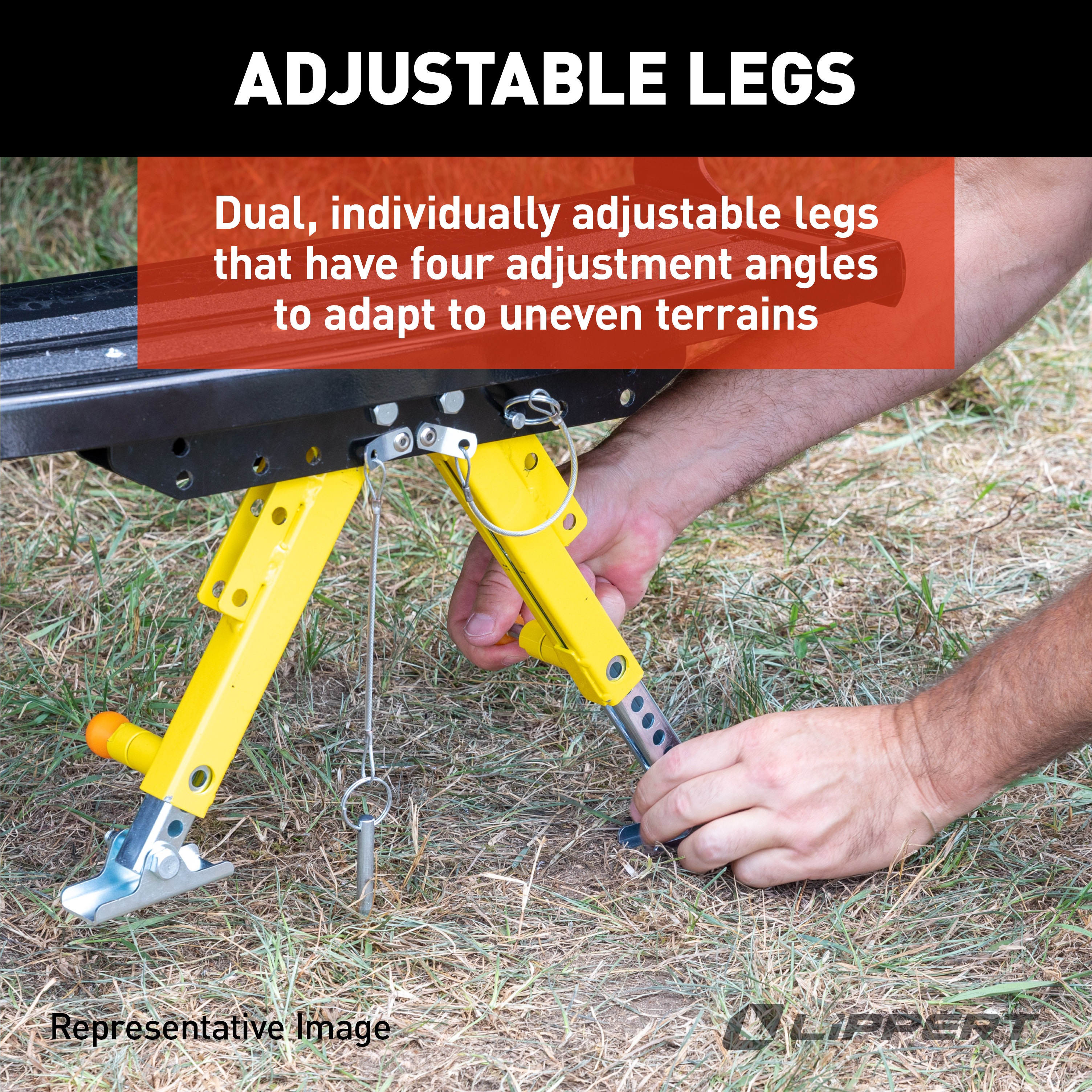 Lippert Solid Stance Step Stabilizer Kit #2020109777 thumbnail 6