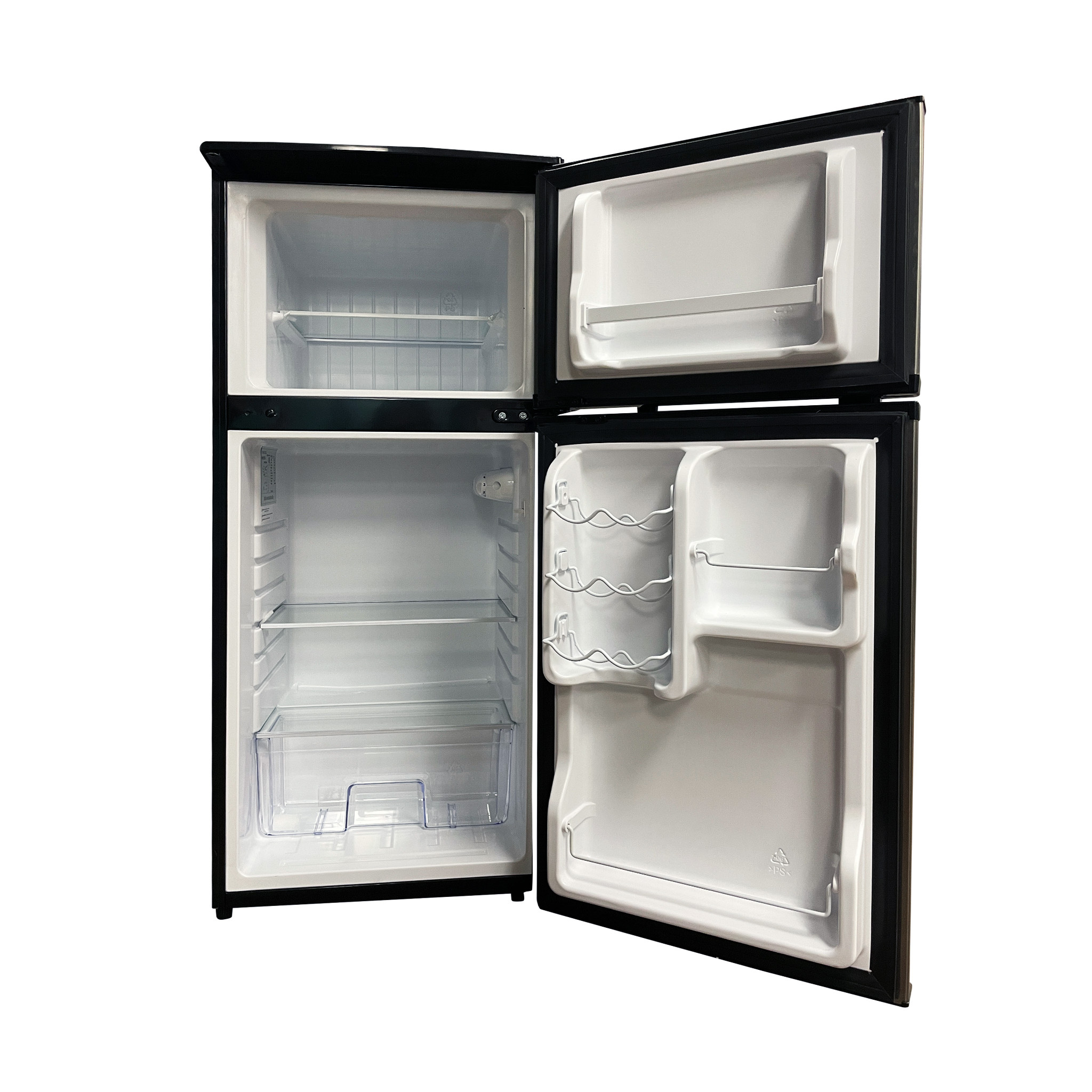Everchill 4.5 Cubic Foot 12 Volt Right Hand Hinge Stainless Steel Refrigerator #WD-127FDC/RHH thumbnail 1