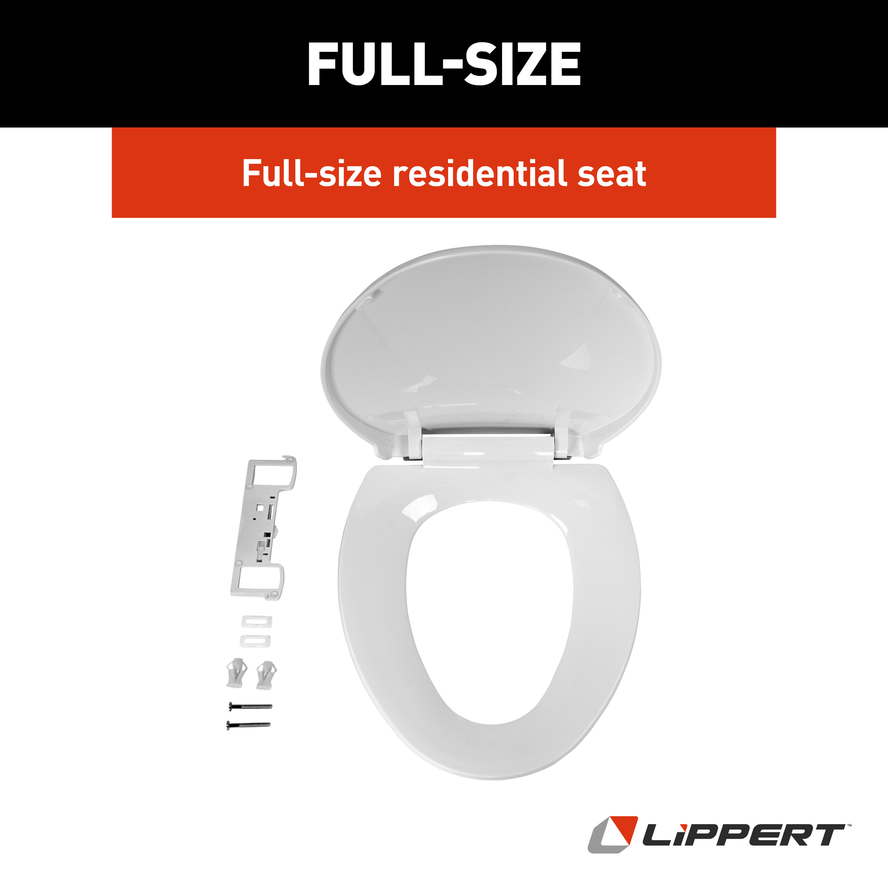 LIPPERT Flow Max Replacement RV Toilet Seat thumbnail 4