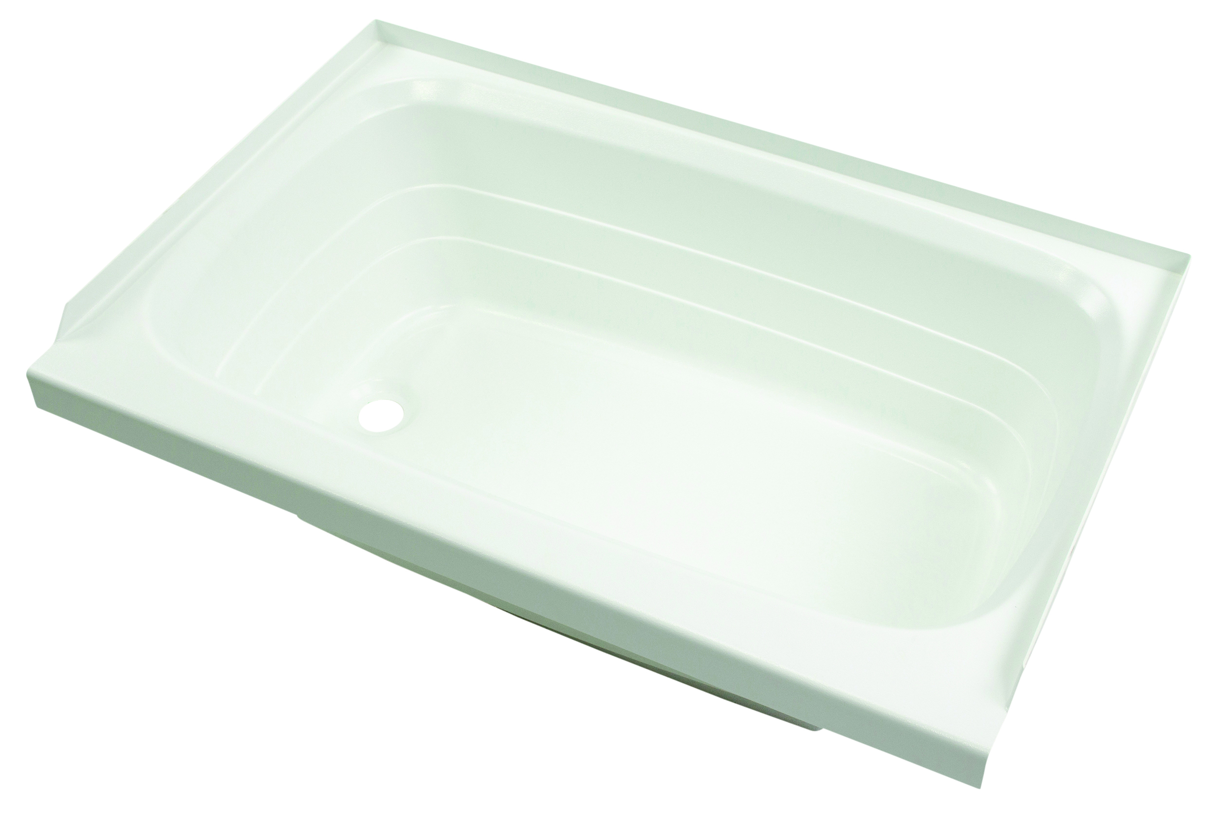 Lippert Bathtub with Left Drain - 24" x 36", White #W2436LHSPK thumbnail 1