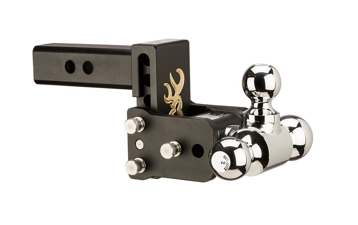 B&W 10K 3" Drop 3.5" Rise (2-5/16", 2" Balls) Adjustable Ball Mount Hitch For 2" Recievers  TS10033BB thumbnail 0