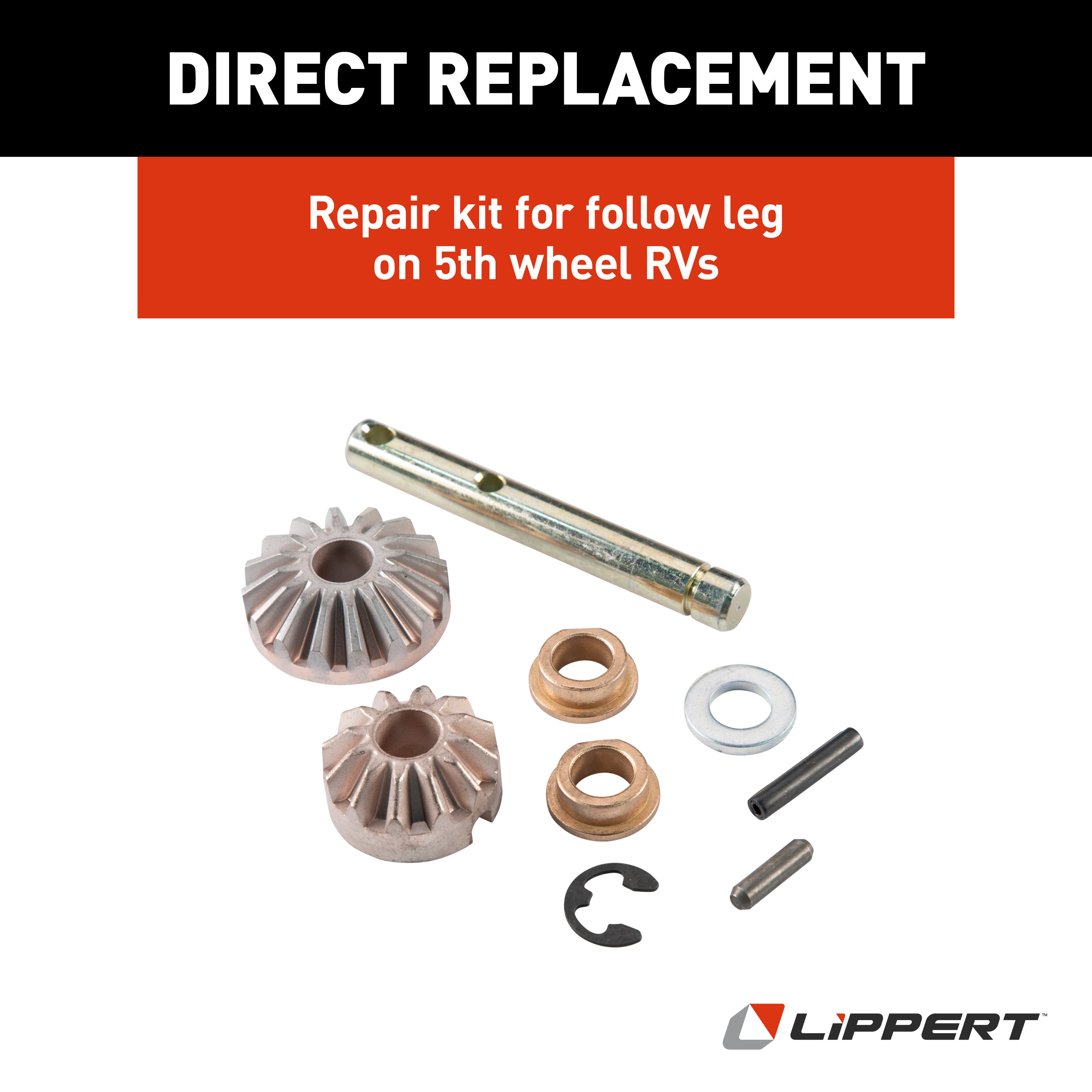 Lippert Follow Power Landing Gear Leg Repair Kit #146060 thumbnail 5