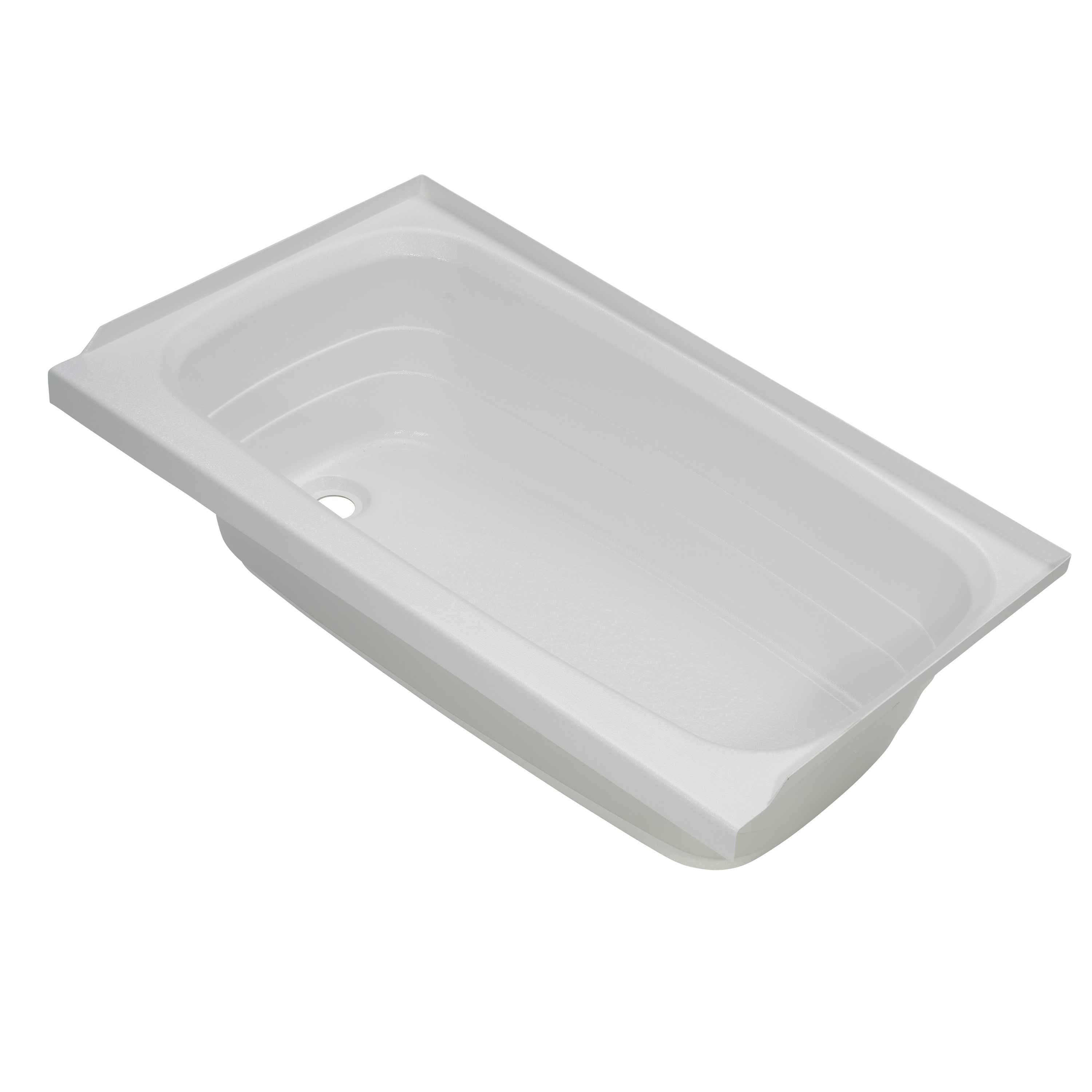 Lippert Bathtub with Left Drain - 24" x 40", White #W2440LHSPK thumbnail 1