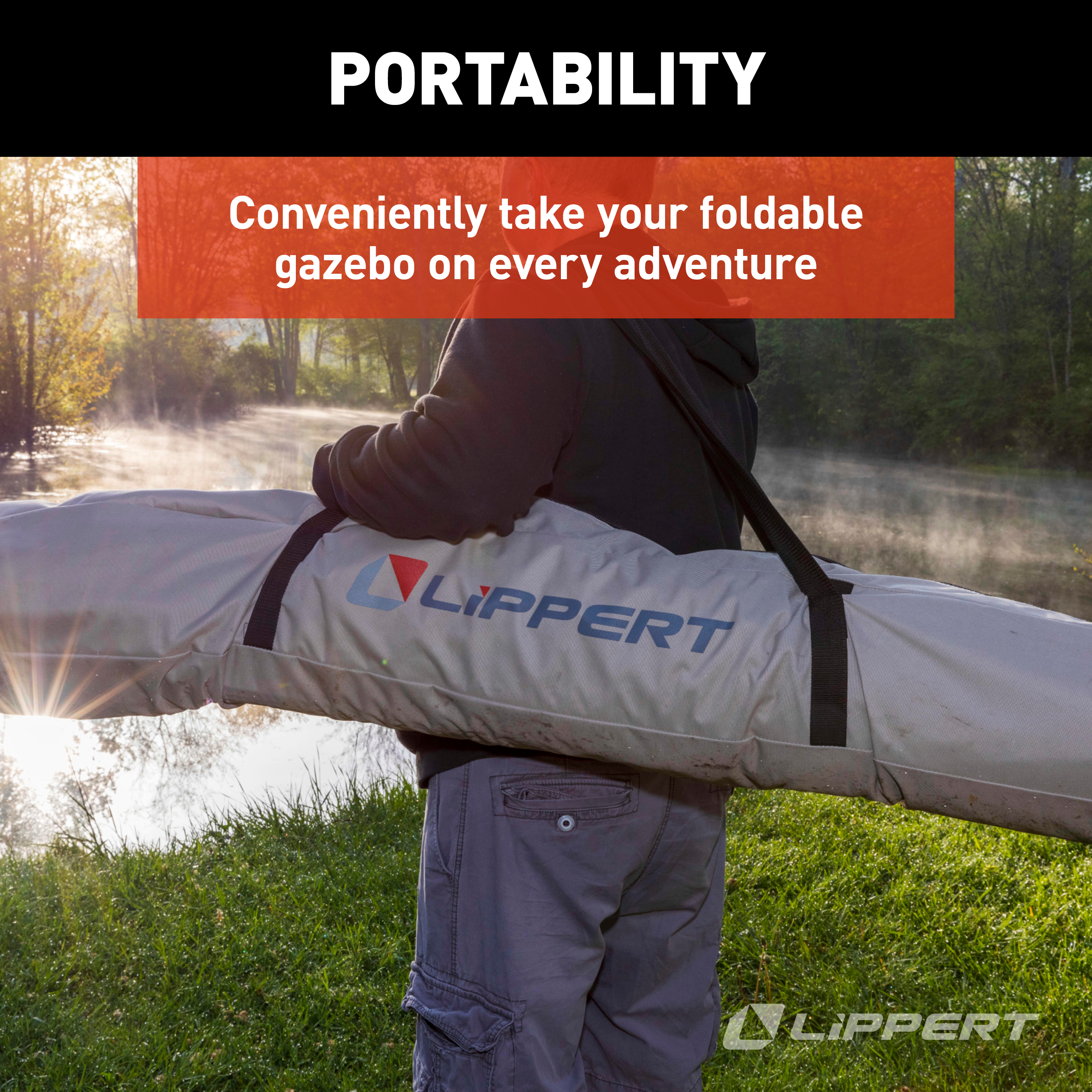 Lippert Picnic Popup Double Gazebo - 16' x 8' thumbnail 6