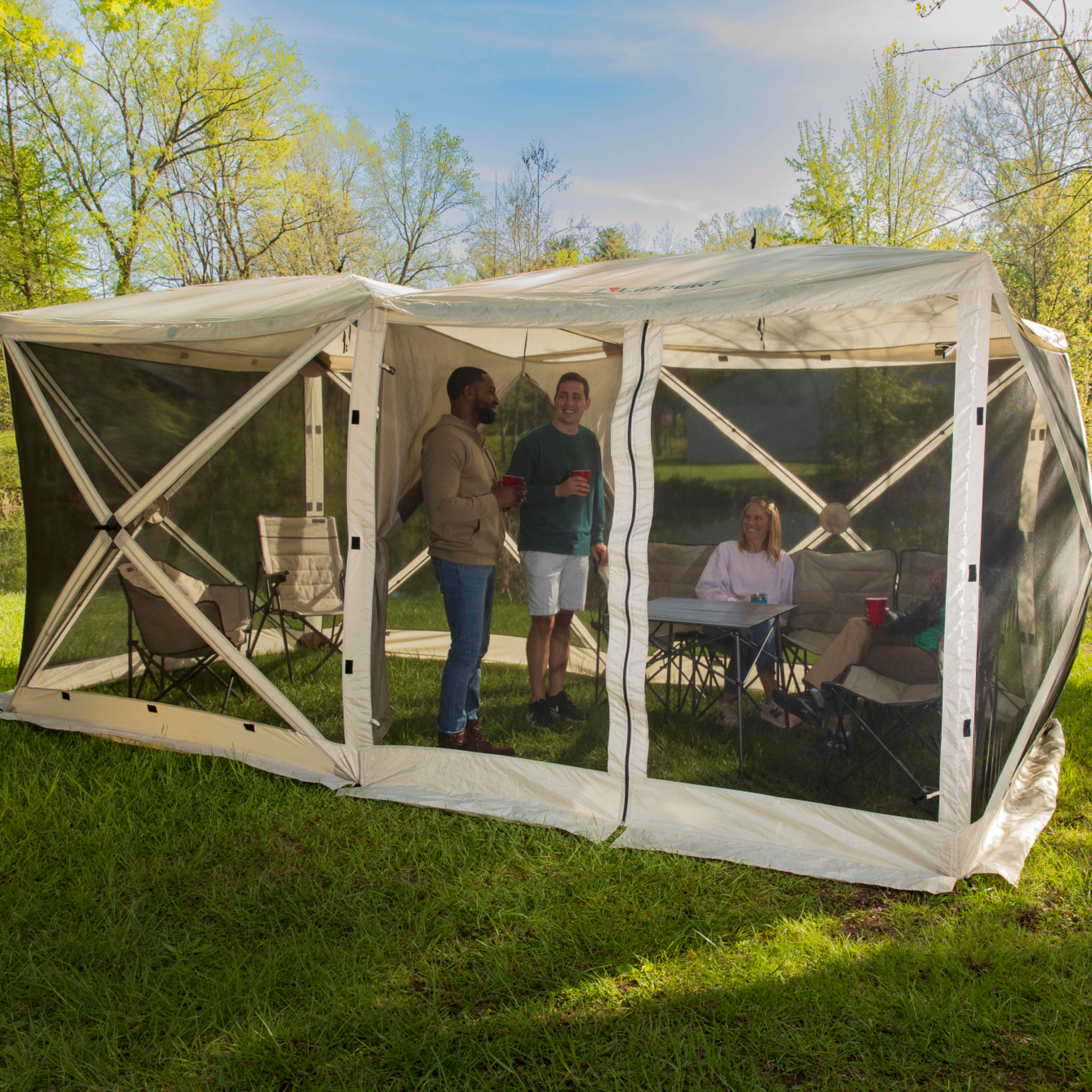 Lippert Picnic Popup Double Gazebo - 16' x 8' thumbnail 8