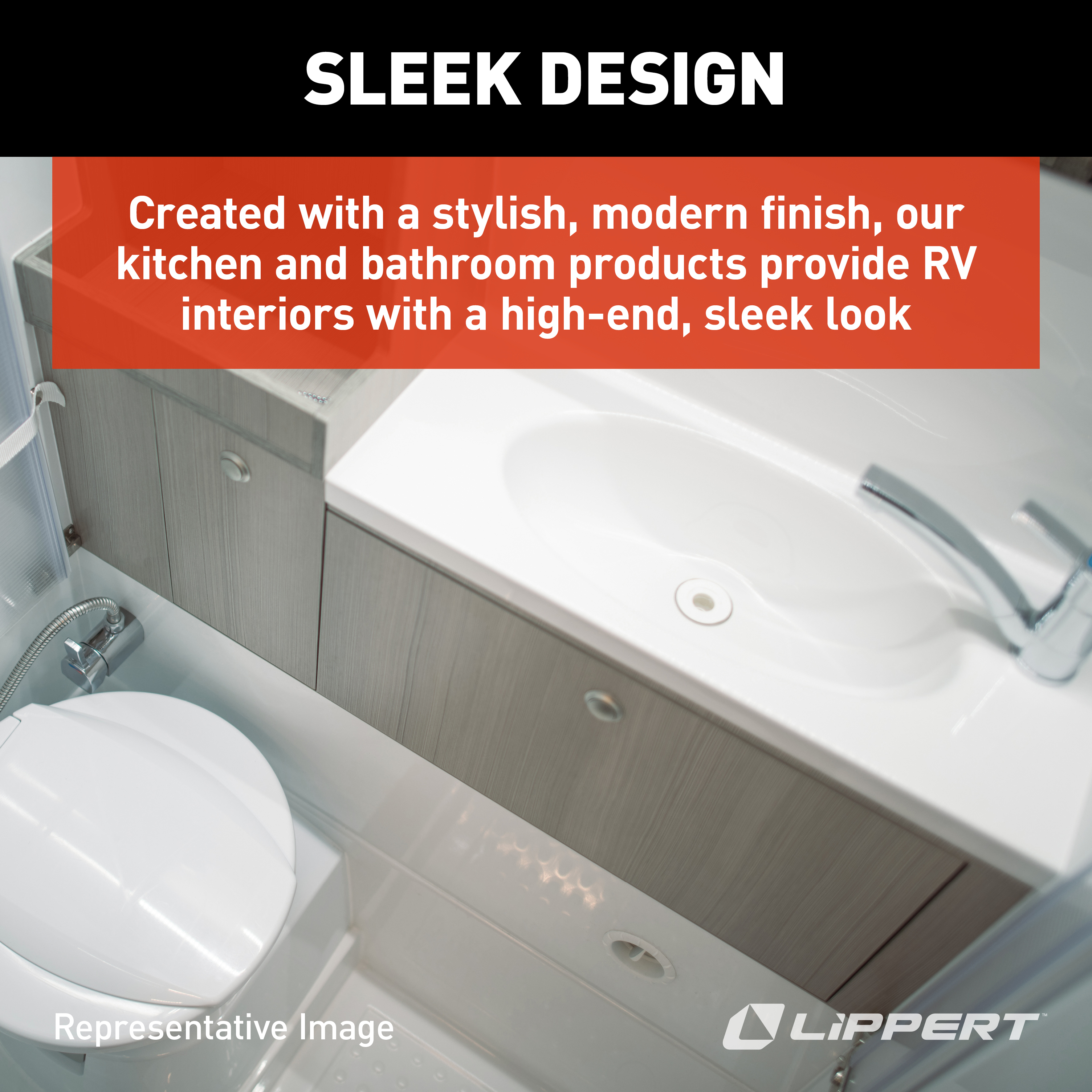 Lippert Bathtub with Left Drain - 24" x 46", White #W2446LHSPK thumbnail 3