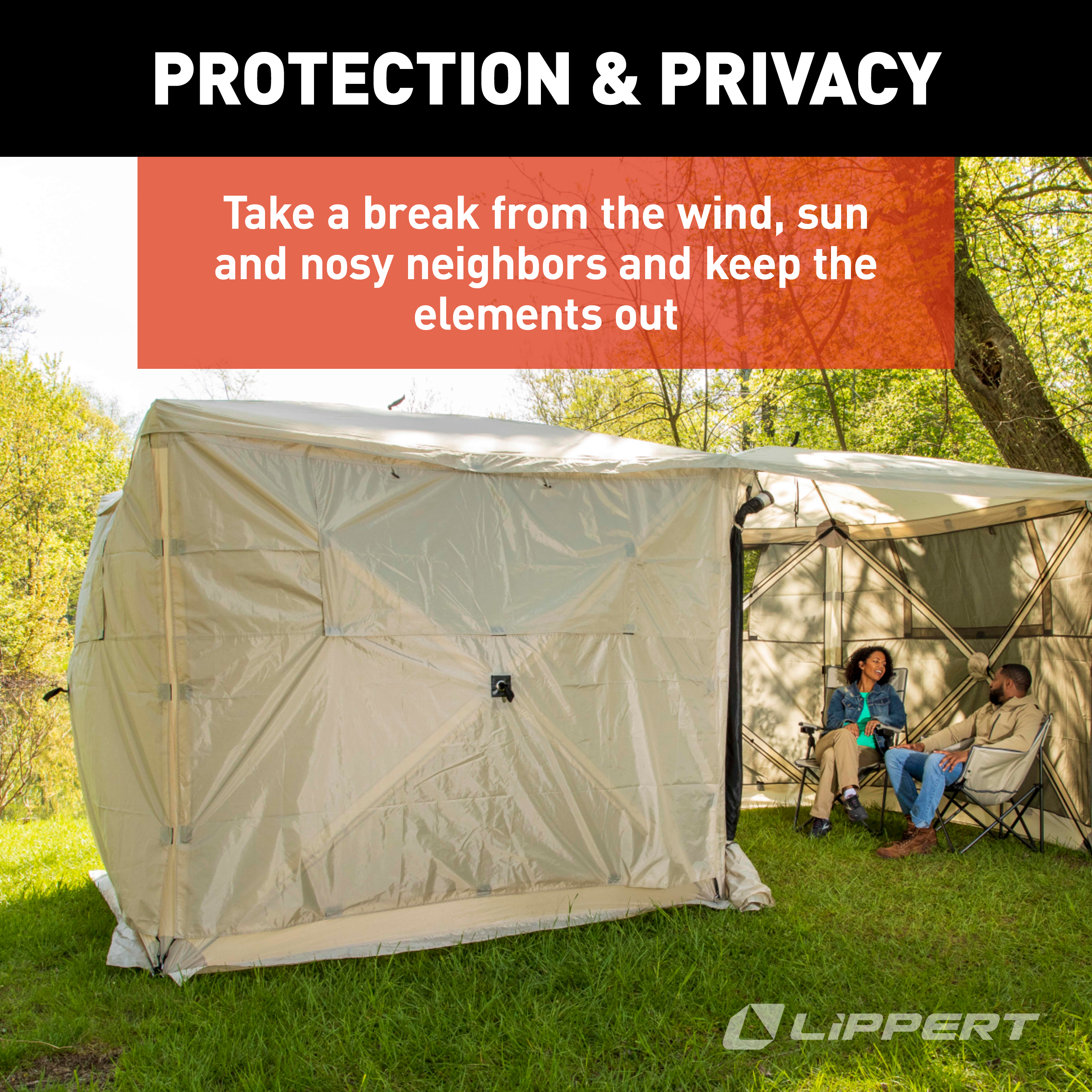 Picnic Popup Gazebo Wind Panels - 16' x 8' thumbnail 5