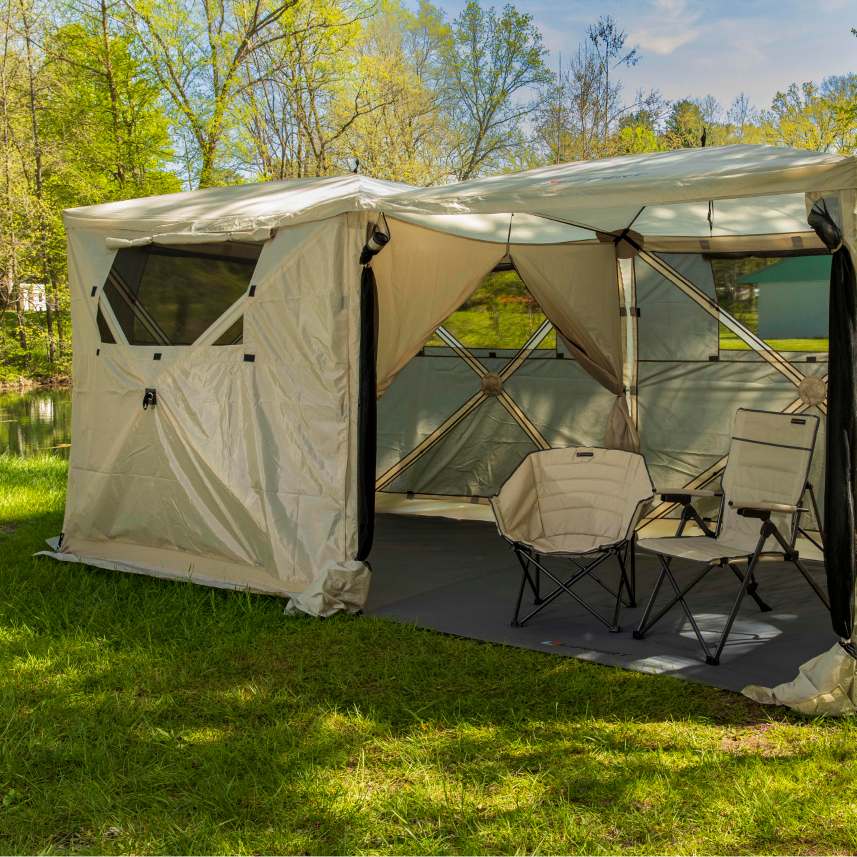 Picnic Popup Gazebo Wind Panels - 16' x 8' thumbnail 8