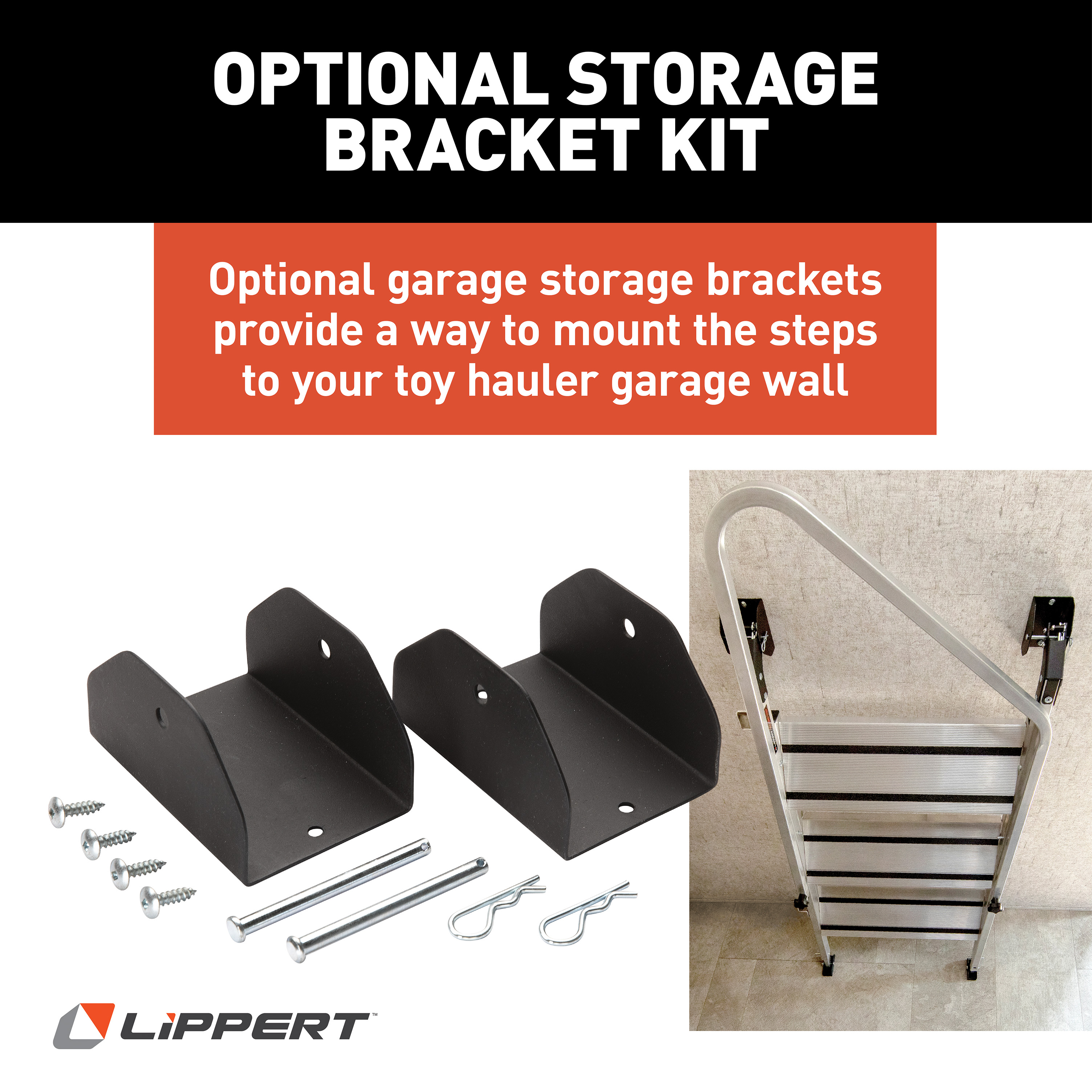 Lippert Victory Step Toy Hauler & RV Patio Steps with Entry Assist Handrail - Triple thumbnail 7