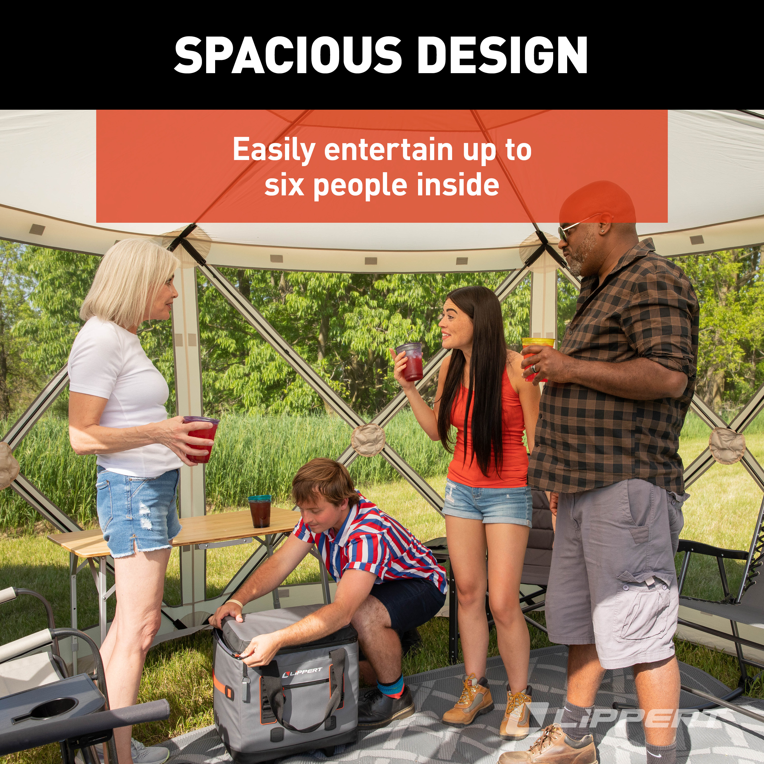 Lippert Picnic Popup Gazebo - 12' x 12' thumbnail 4