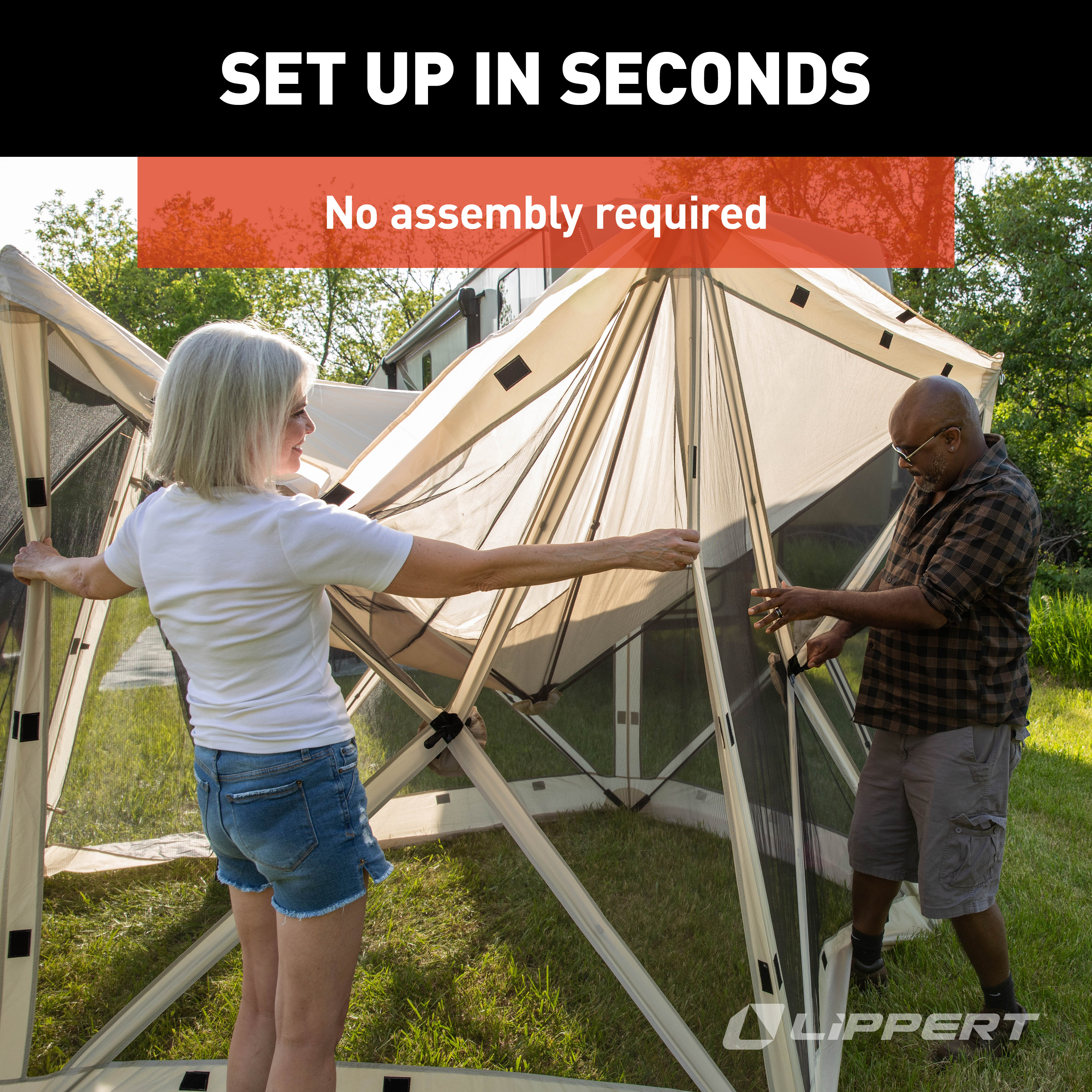 Lippert Picnic Popup Gazebo - 12' x 12' thumbnail 7