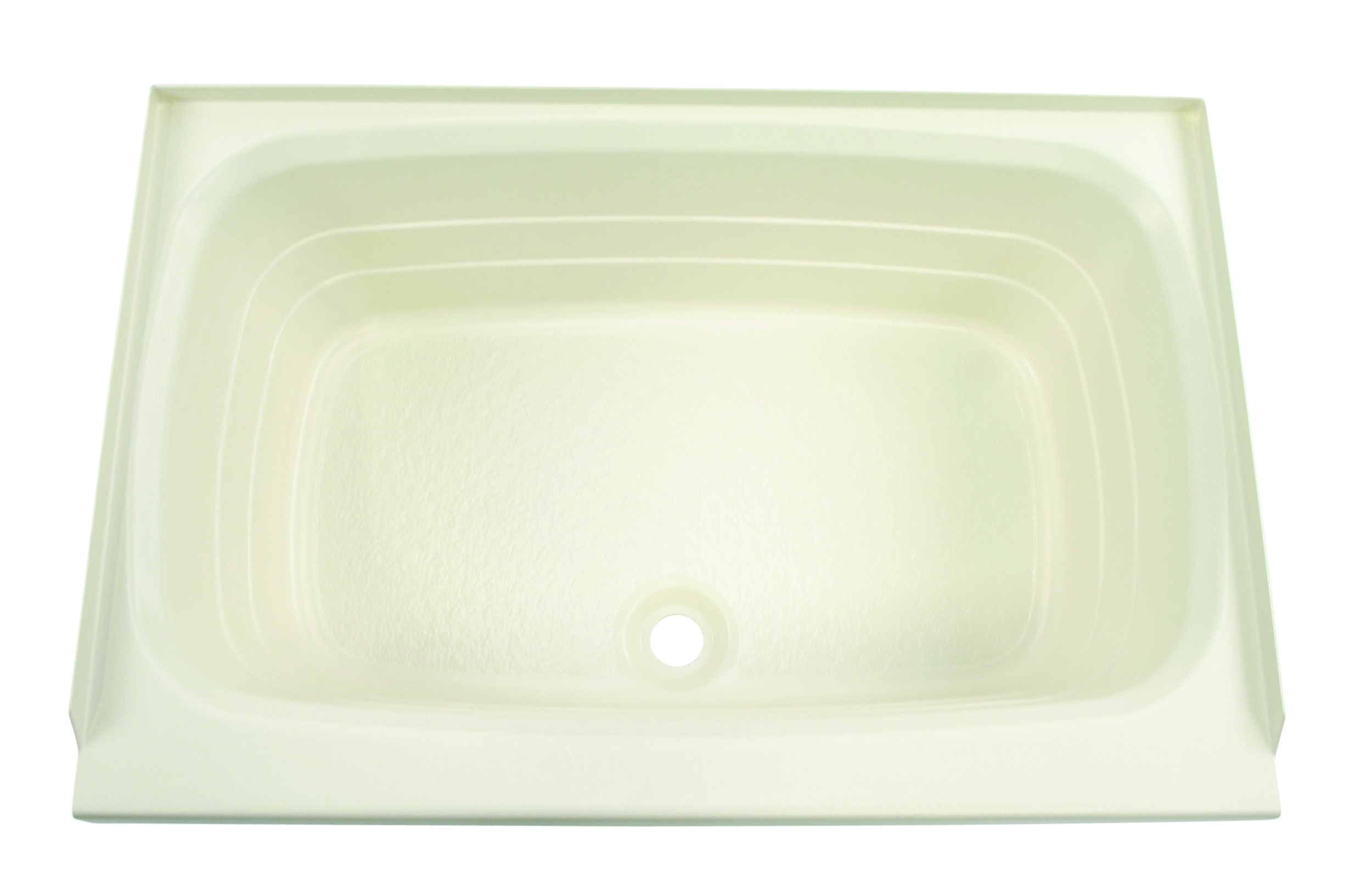 Lippert Bathtub with Center Drain - 24" x 36", Parchment #P2436CDSPK thumbnail 1