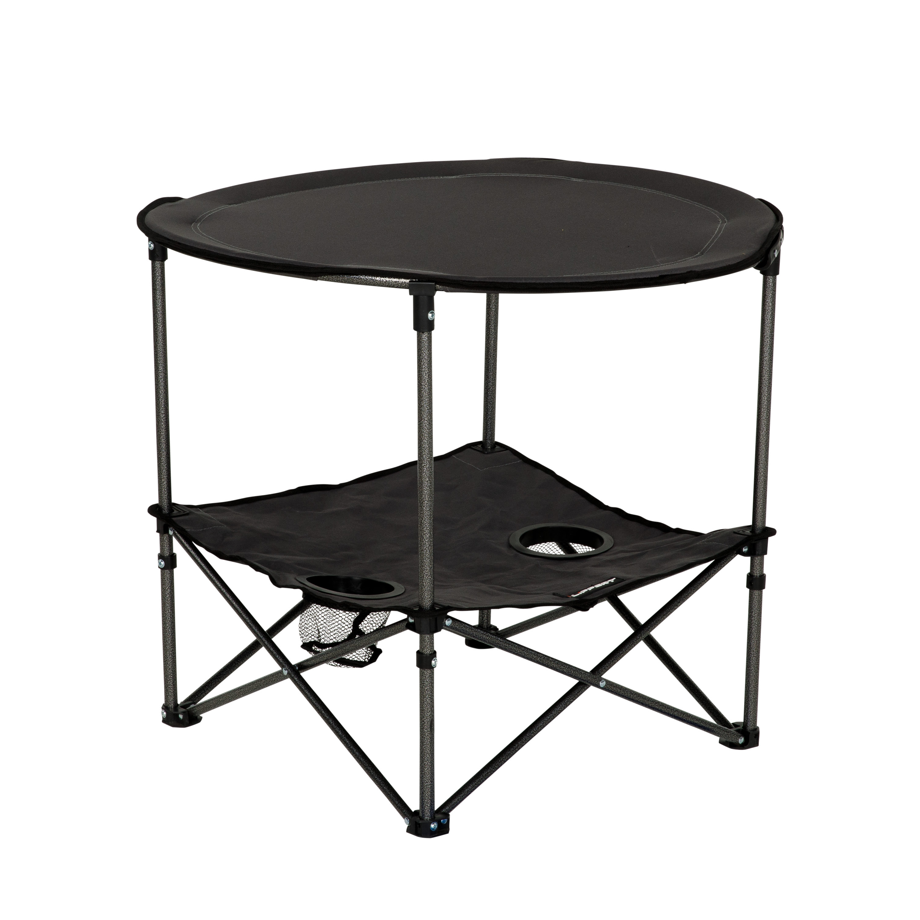 Lippert Two-Tier Folding Camping Table - Dark Grey #2023053720 thumbnail 0