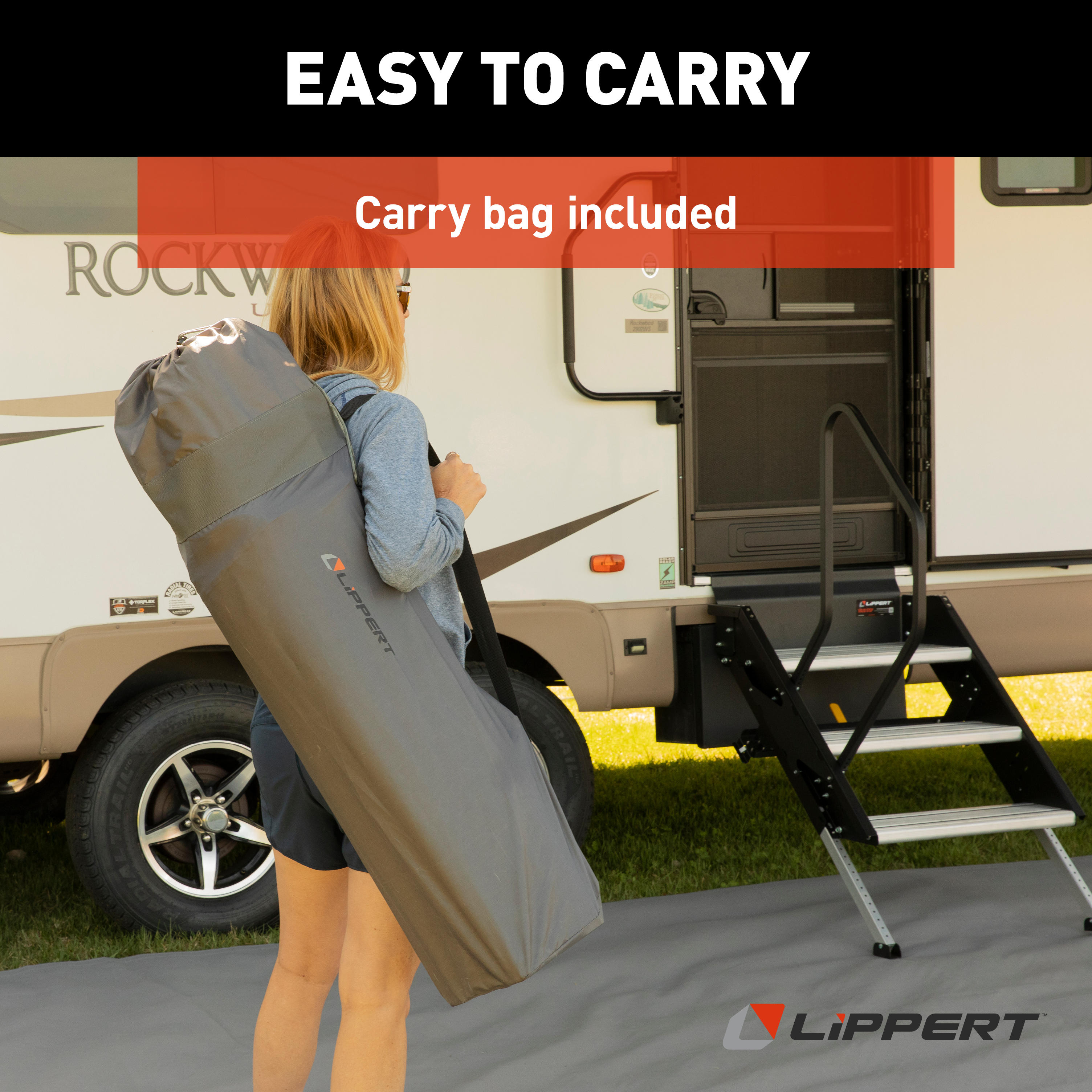 Lippert Campfire Deluxe Folding Chair - Dark Grey #2022114828 thumbnail 5