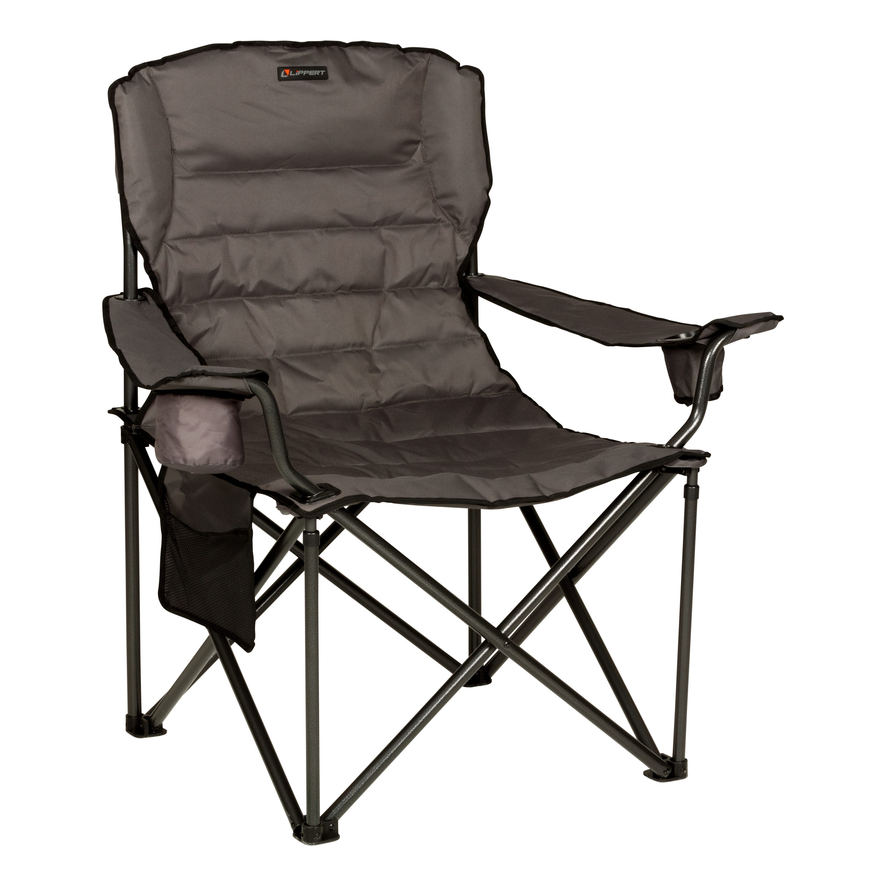 Lippert Campfire Deluxe Folding Chair - Dark Grey #2022114828 thumbnail 0