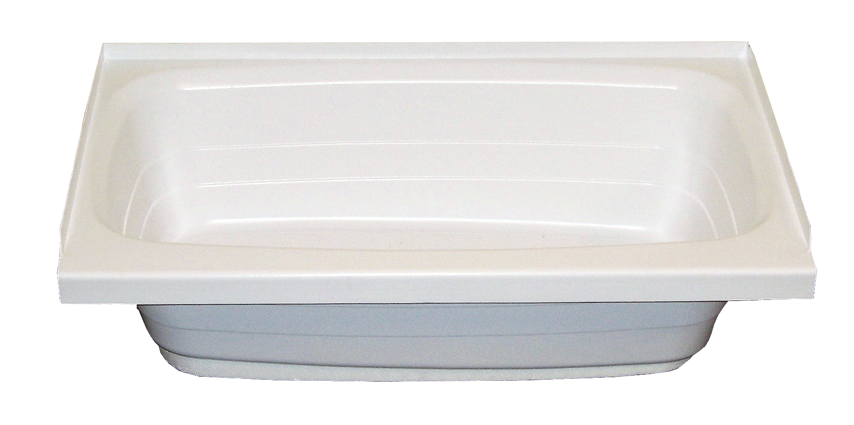 Lippert Bathtub with Center Drain - 24" x 36", White #W2436CDSPK thumbnail 1