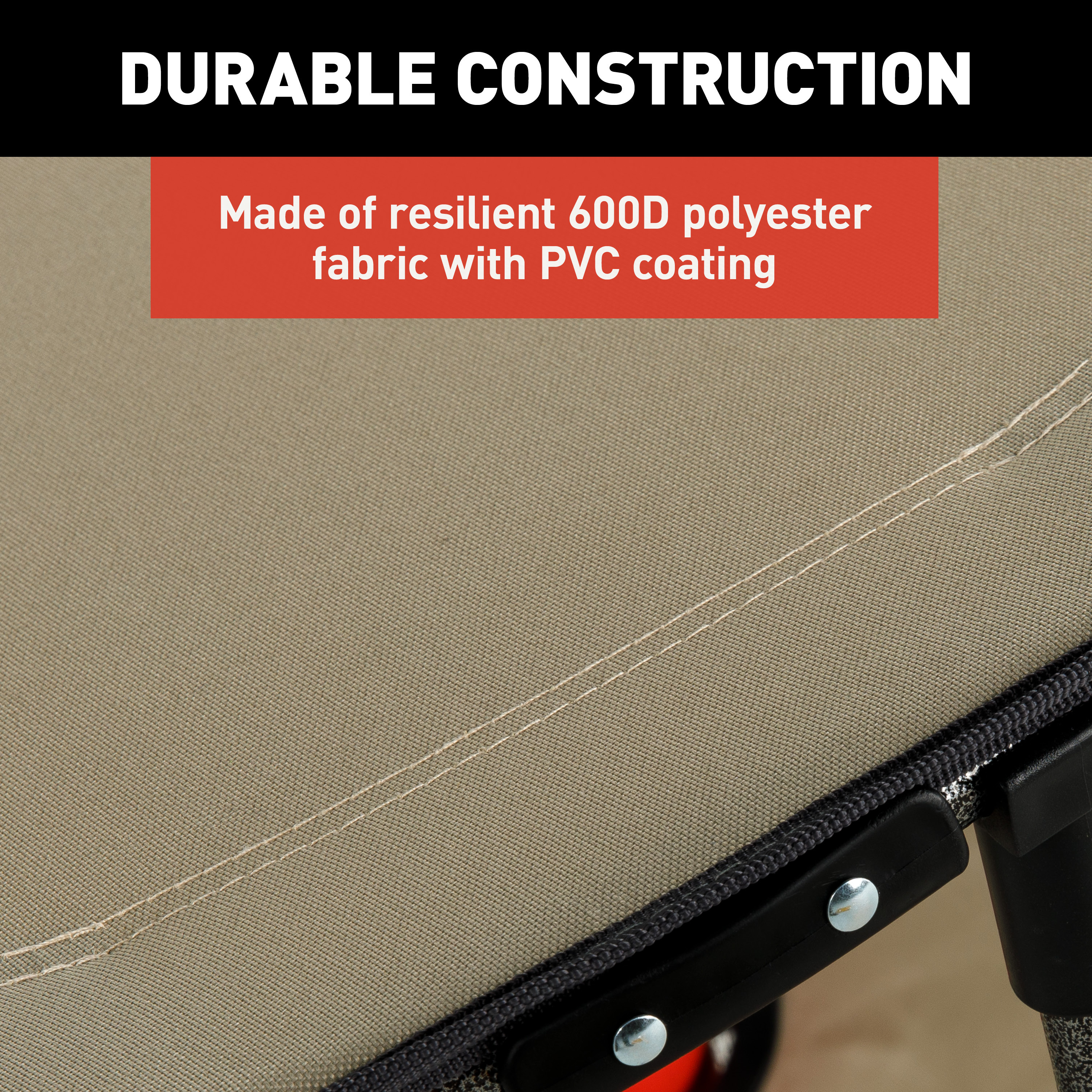 Lippert Two-Tier Folding Camping Table - Sand #2023053721 thumbnail 2