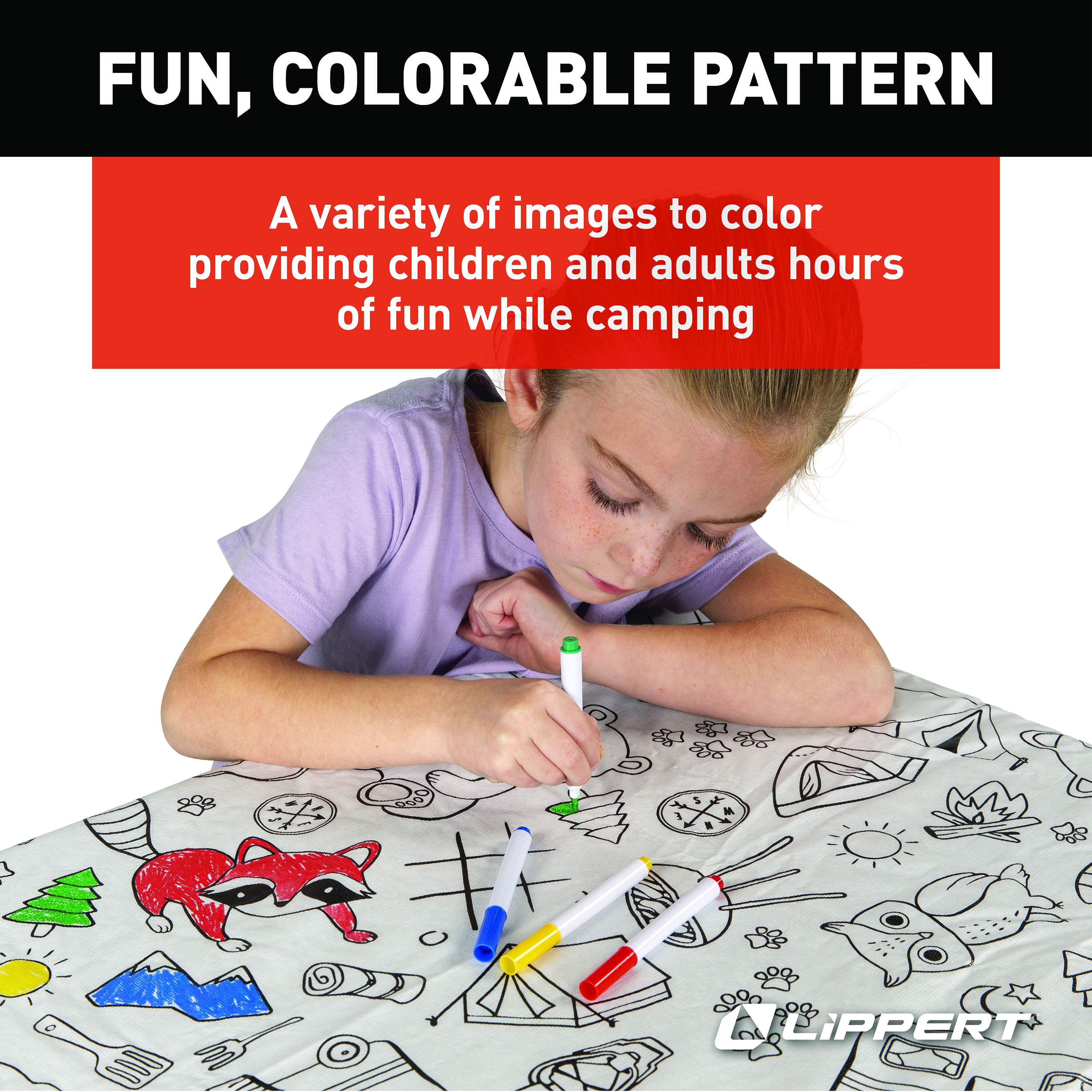 Lippert Vinyl Tablecloth with Bench Covers - Color Escape #2023051696 thumbnail 5