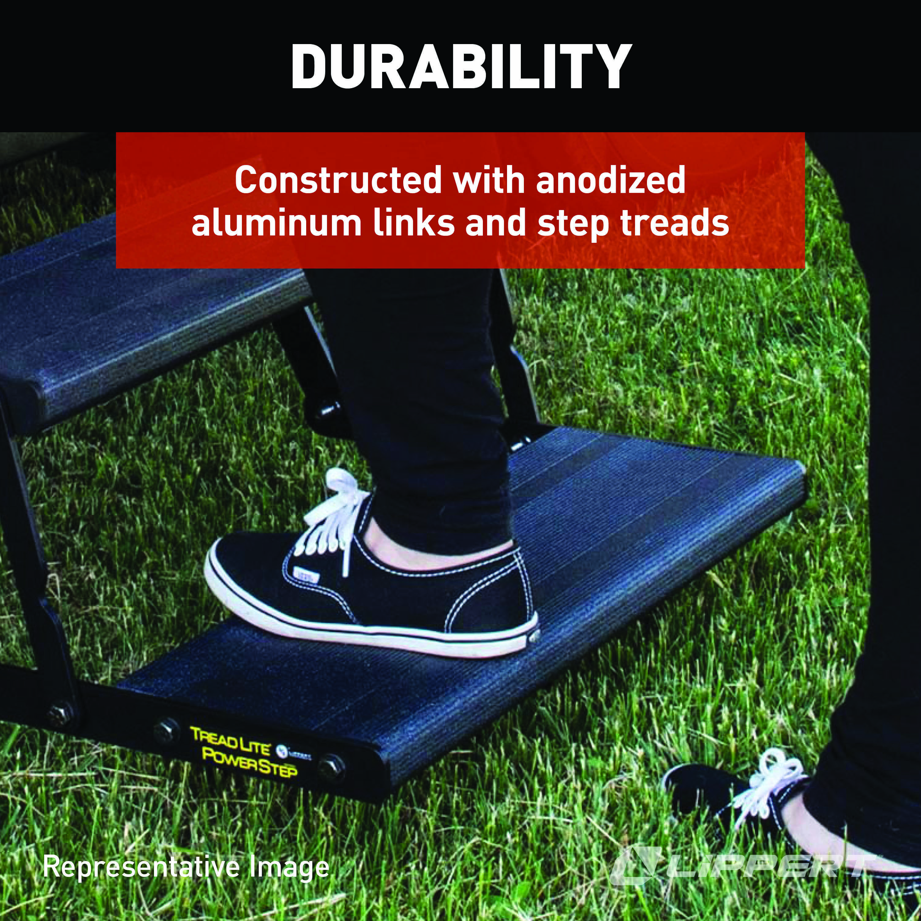 Lippert Tread Lite RV Power Steps - 24" Double thumbnail 3