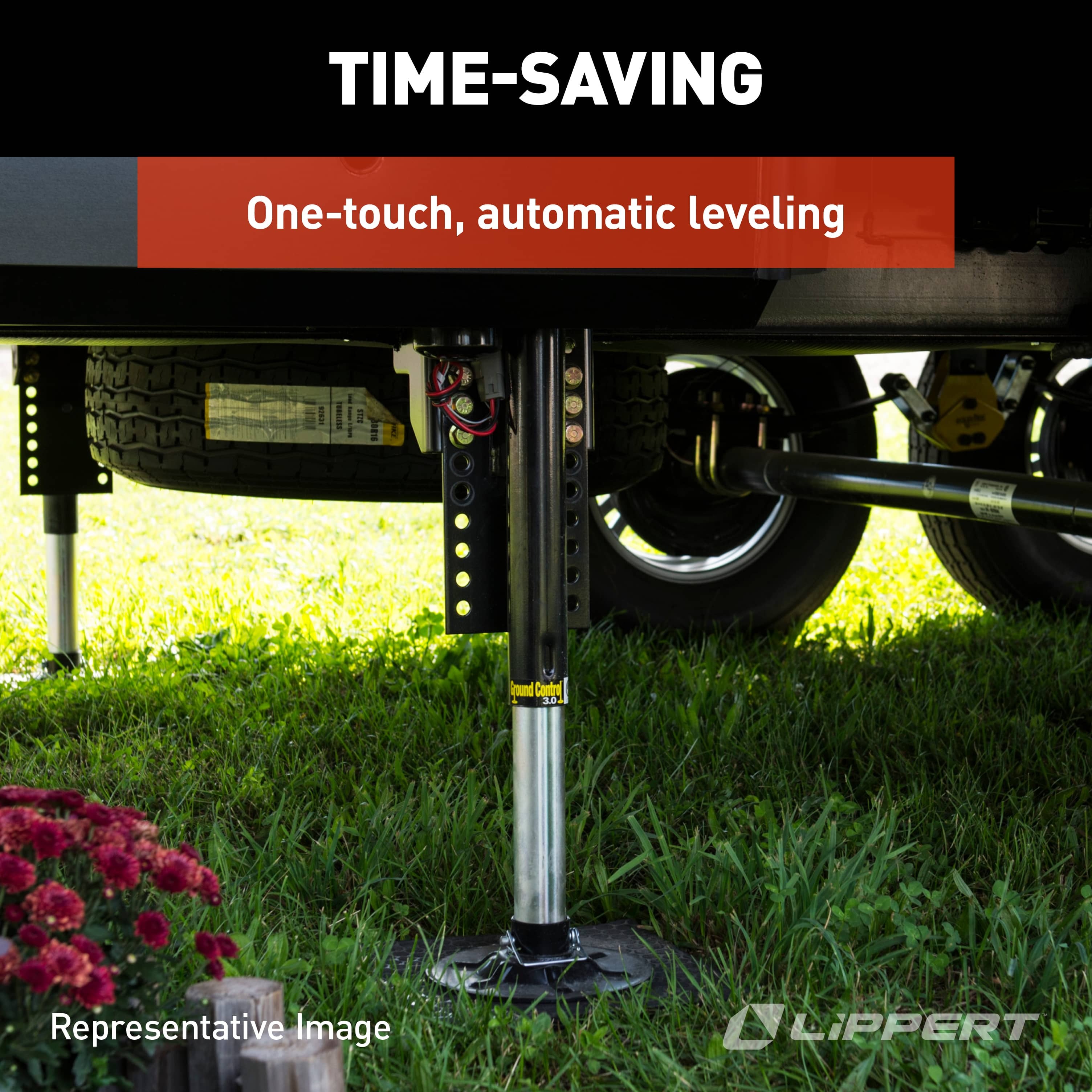 Lippert Ground Control 6-Point Automatic 5th Wheel RV Leveling System #675817 thumbnail 1