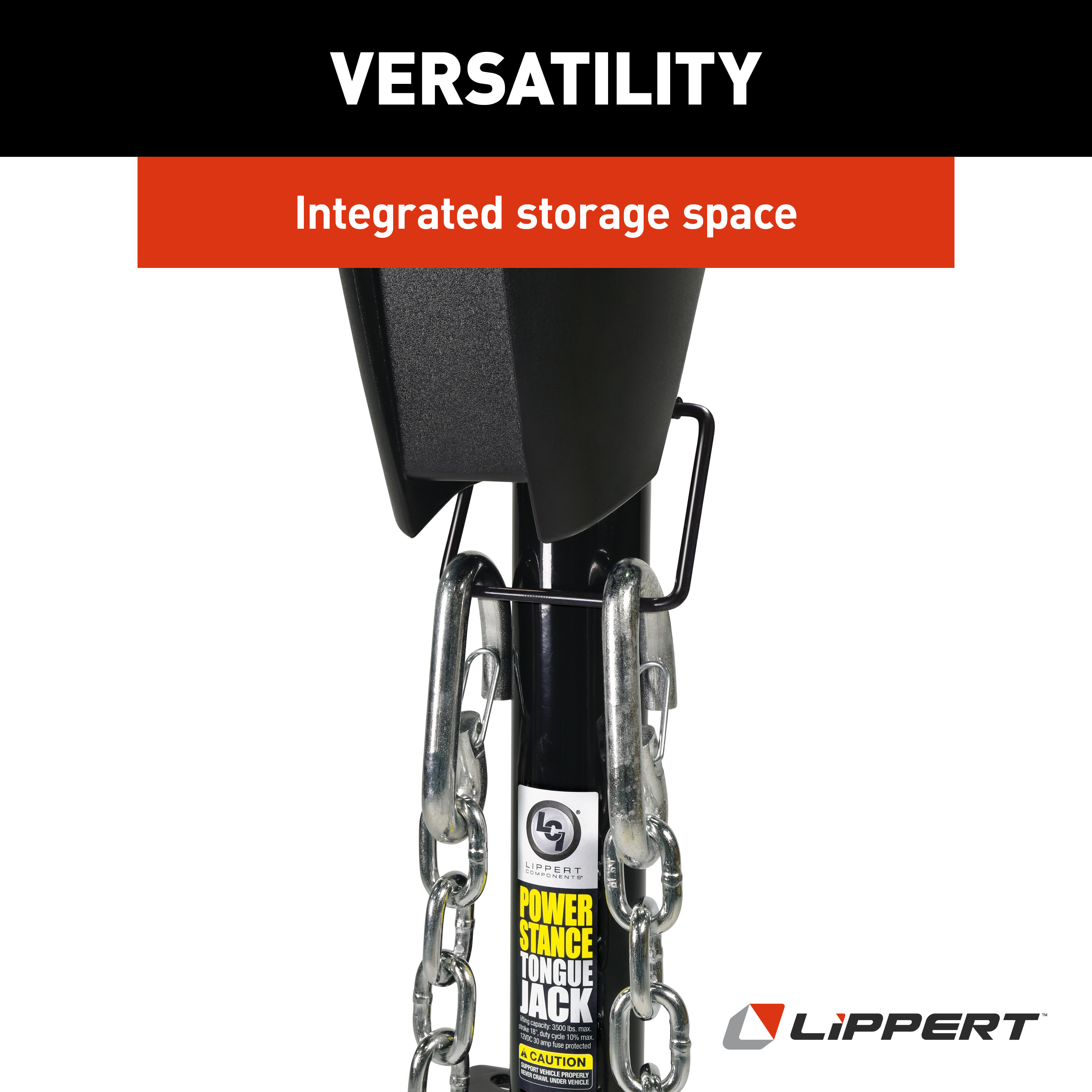 Lippert Power Stance Electric Trailer Tongue Jack - 3,500 lbs. #813748 thumbnail 4