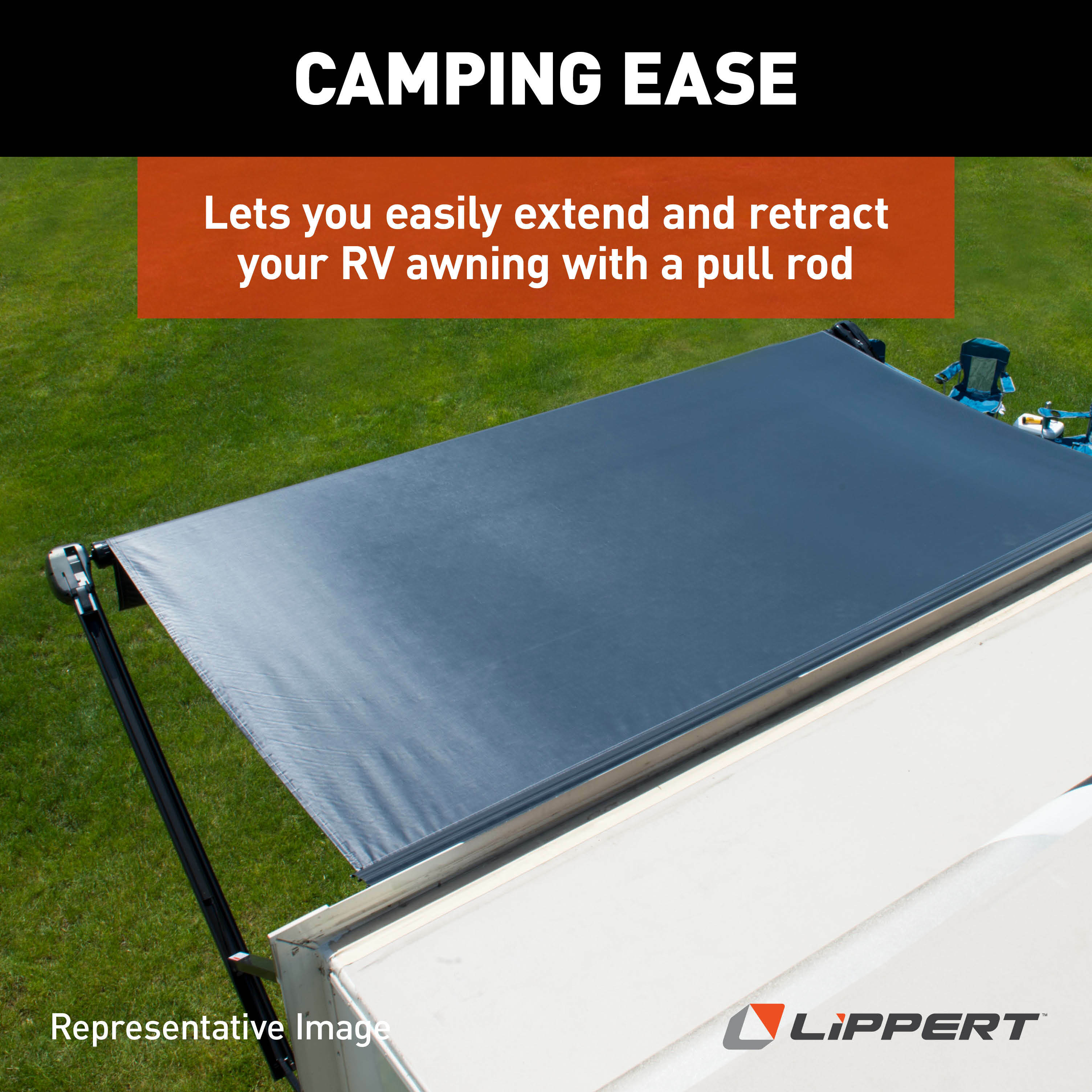 Solera Manual Pull Style Awning Idler Head Assembly - White #272397 thumbnail 2