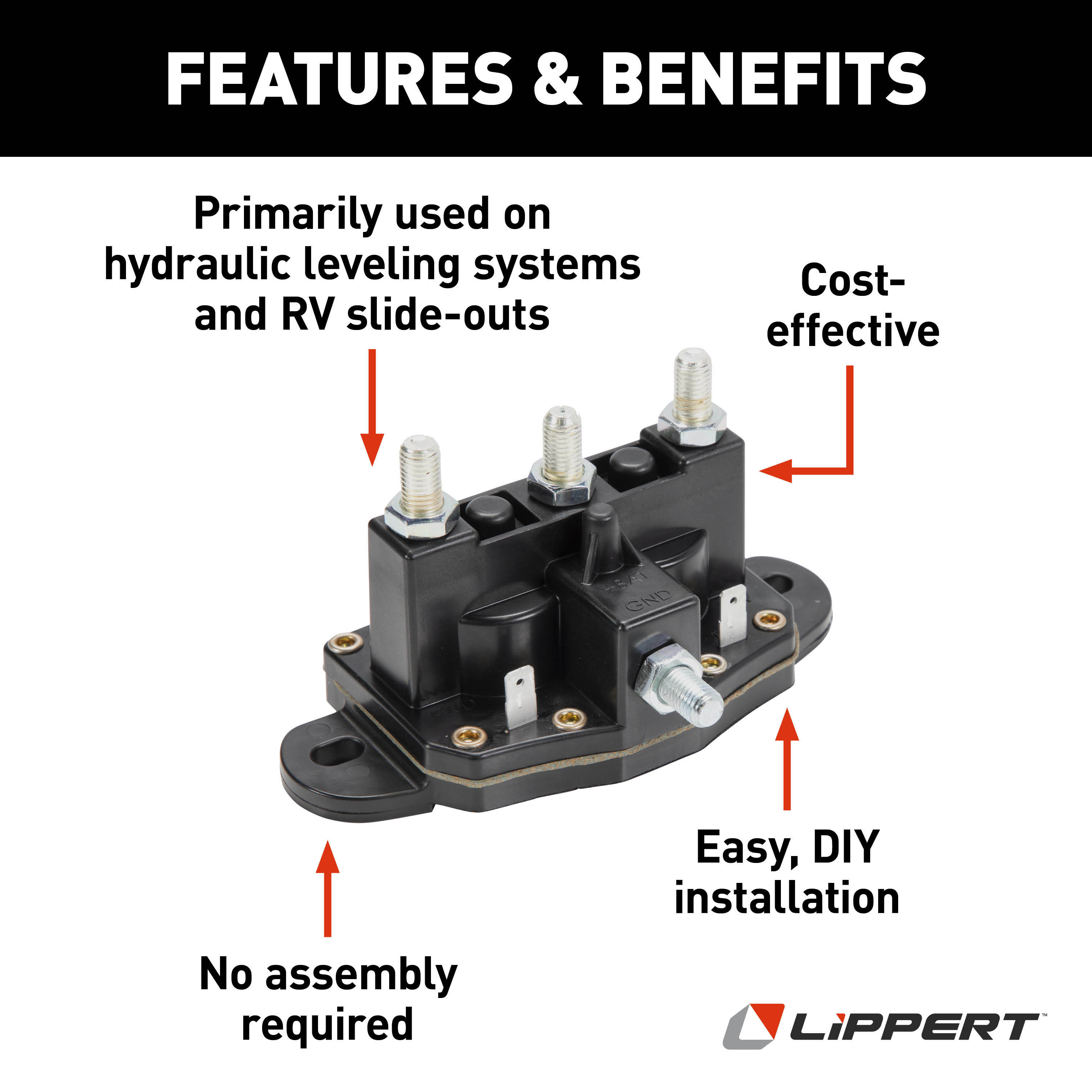 ●SELFMADE Lippert Polarity Reversing Solenoid 118246 | pdxrvwholesale