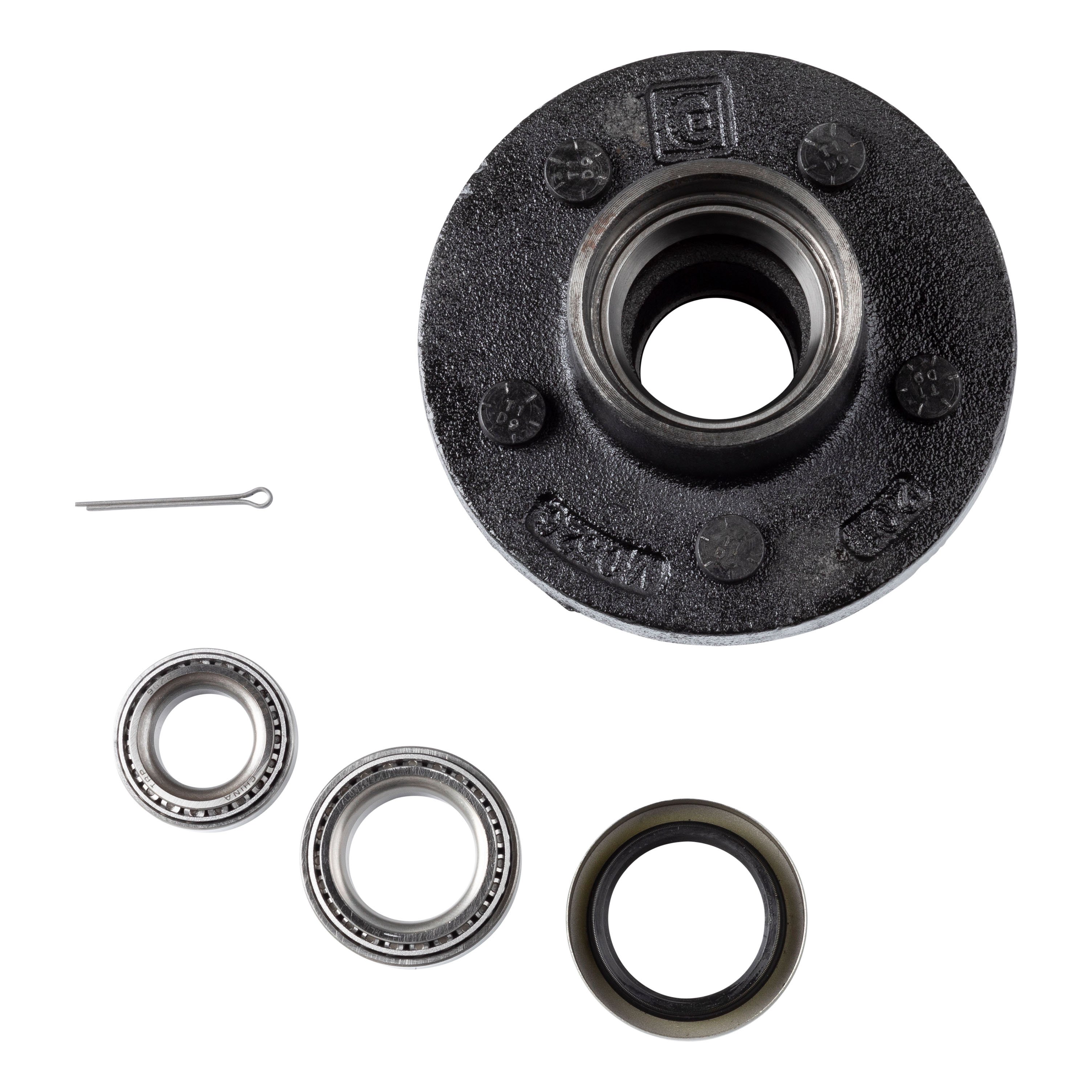 Lippert Idler Hub, 5 on 4.5" - 3,500 lbs. (with Bearing Cone Kit) 814208 thumbnail 1