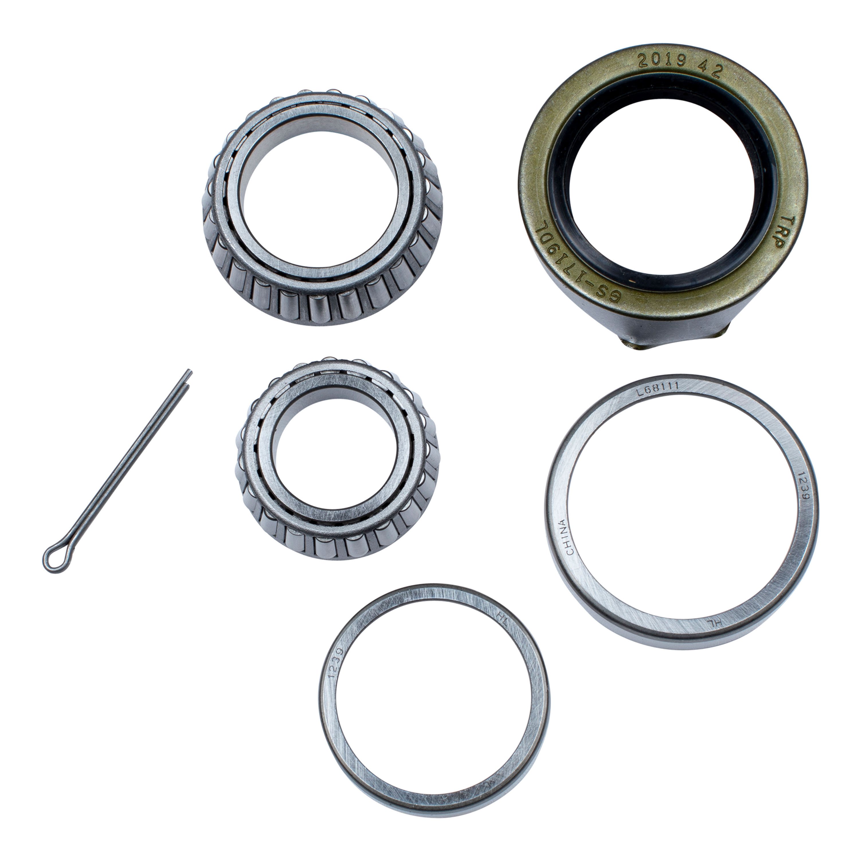 Lippert 7" Brake Hub, 5 on 4.5"; 1/2" Stud - 2,200 lbs. (with Bearing Cone Kit) 814209 thumbnail 2