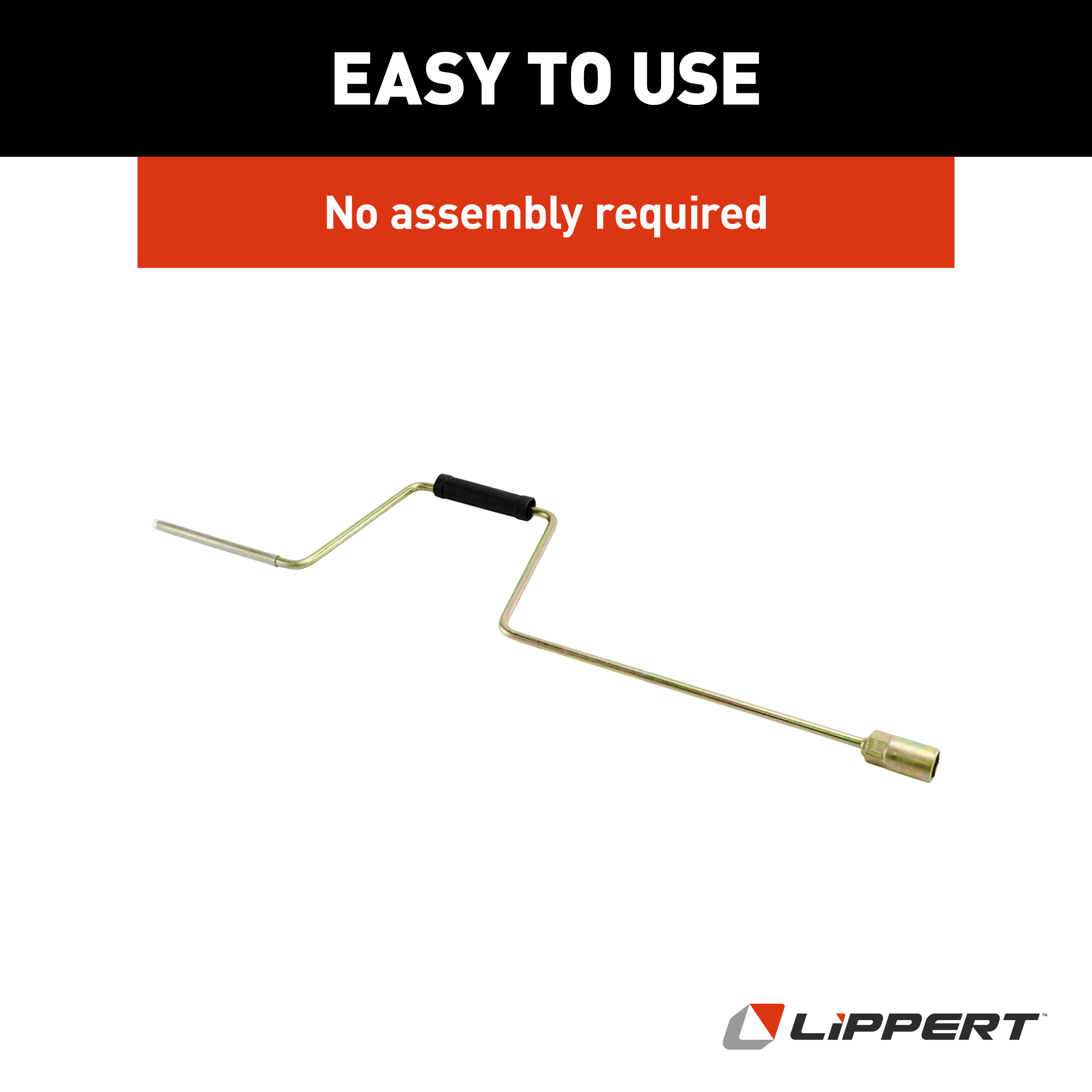 Lippert Manual Crank Handle for RV Jacks & Slide-Outs - 3/4" Hex thumbnail 6