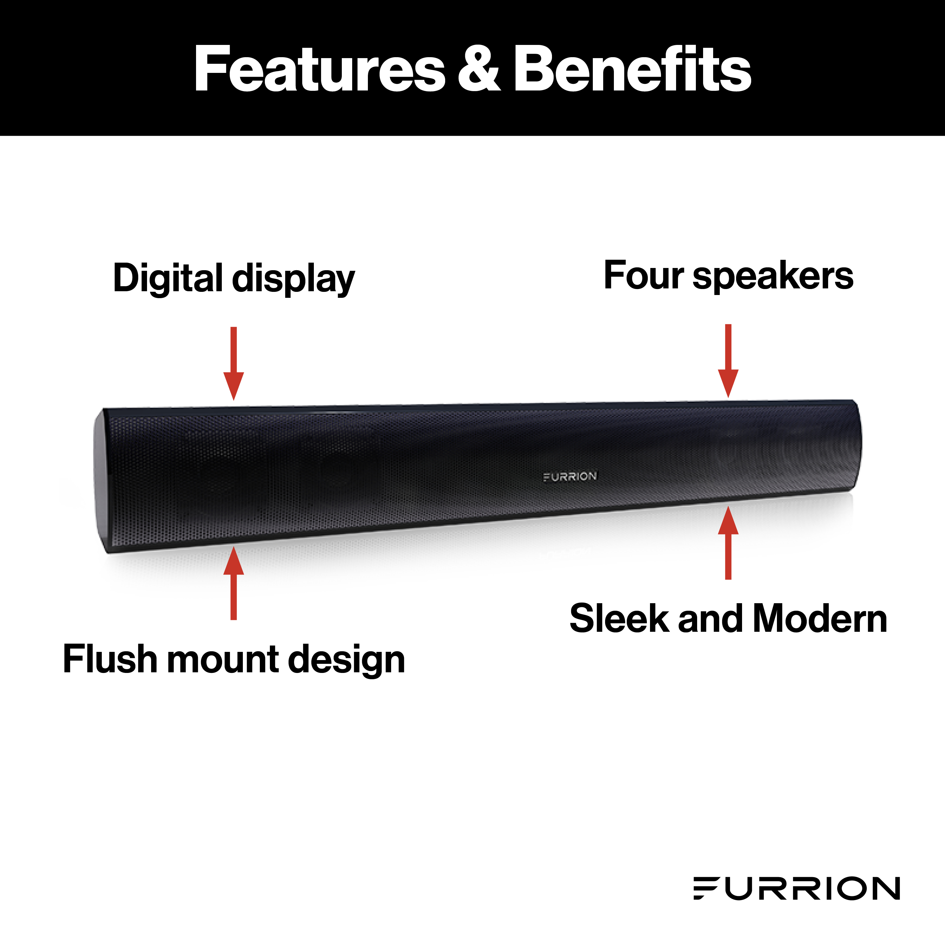 Furrion Soundbar Speaker - 40W, Passive 12V #FSB24SA2C-BL thumbnail 1