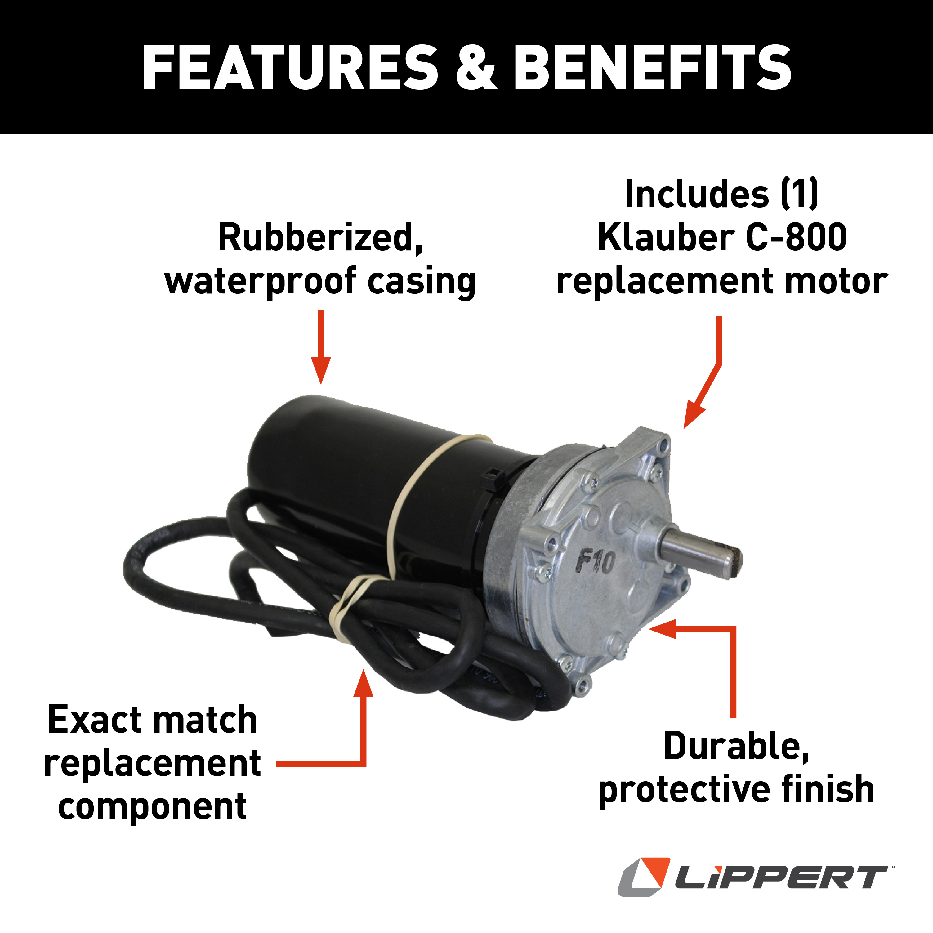 Lippert Replacement Klauber C-800 Electric RV Stabilizer Motor #C-800 thumbnail 5