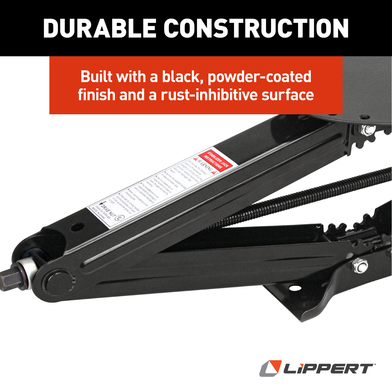 Lippert Manual RV Scissor Jack Kit - 30" (Single Pack) #182149 thumbnail 5