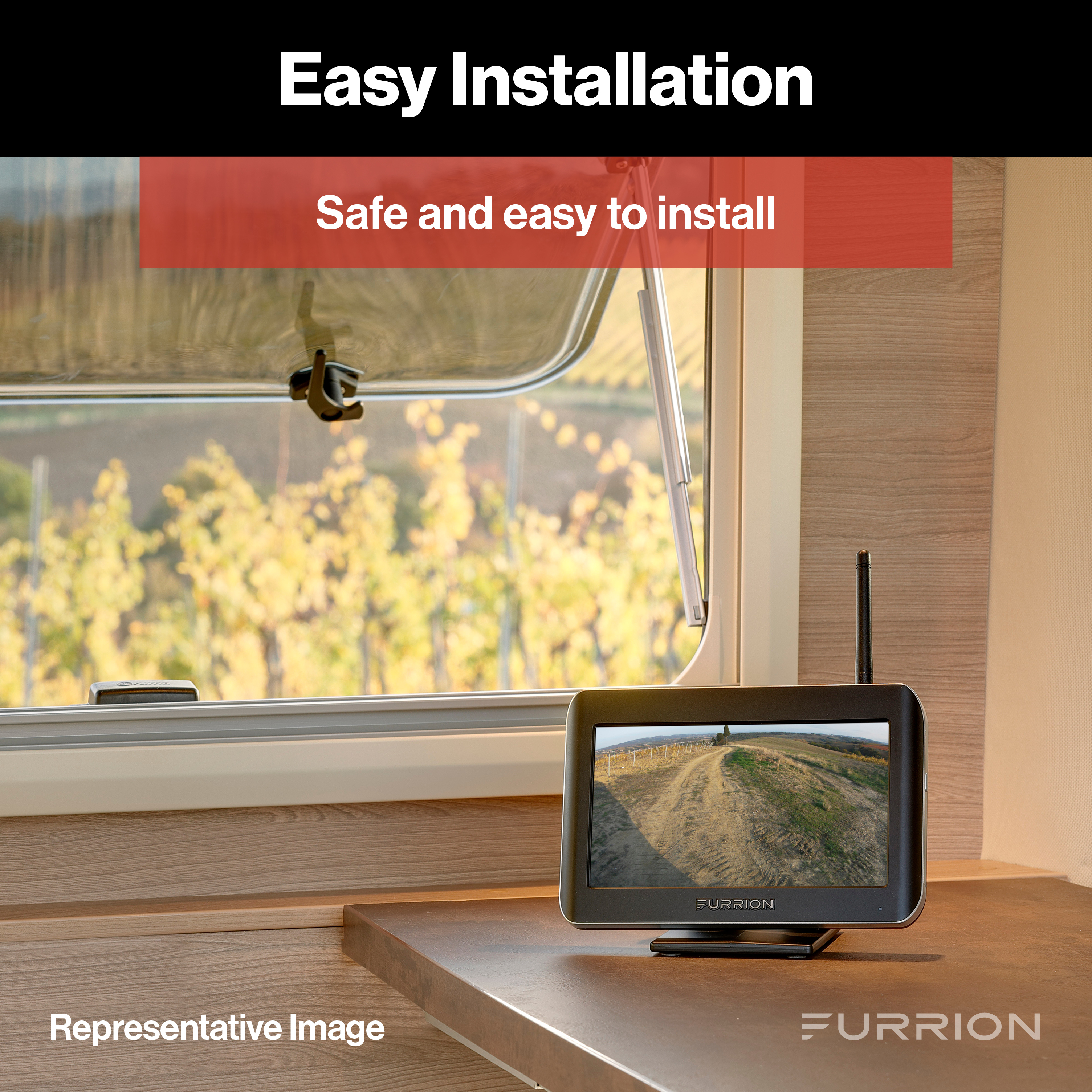 Furrion Vision S 7-Way Adapter with Power Switch for RV Camera System #F2BC004XXBK thumbnail 4