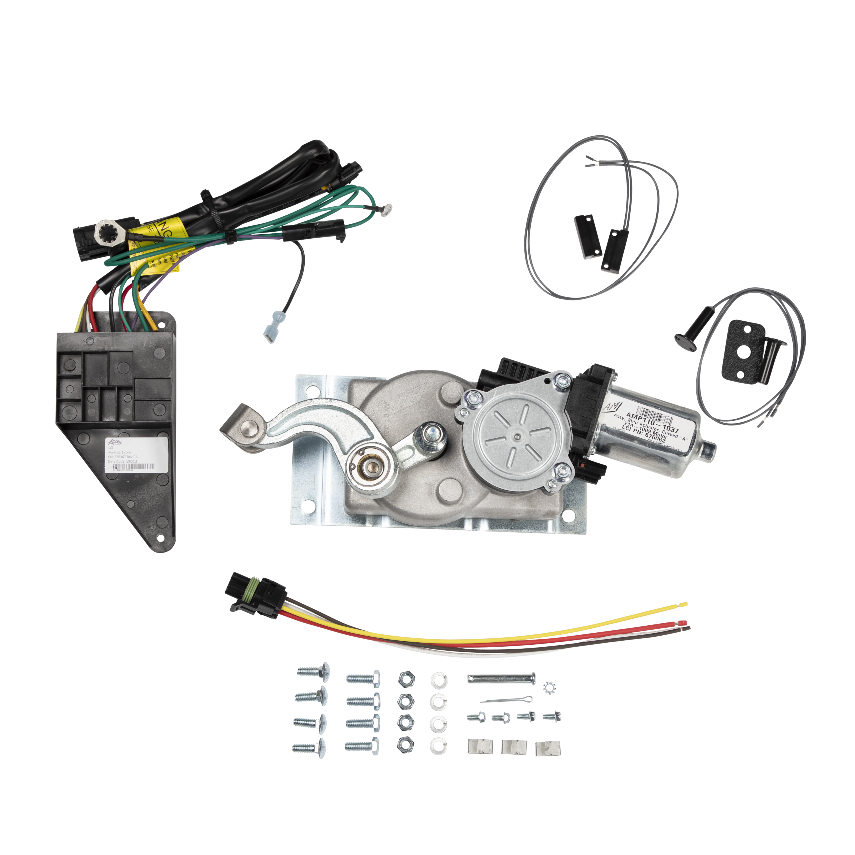 Lippert Motor Conversion Kit for Kwikee Electric Steps - "A" Linkage Single & Double Steps #781005 thumbnail 1