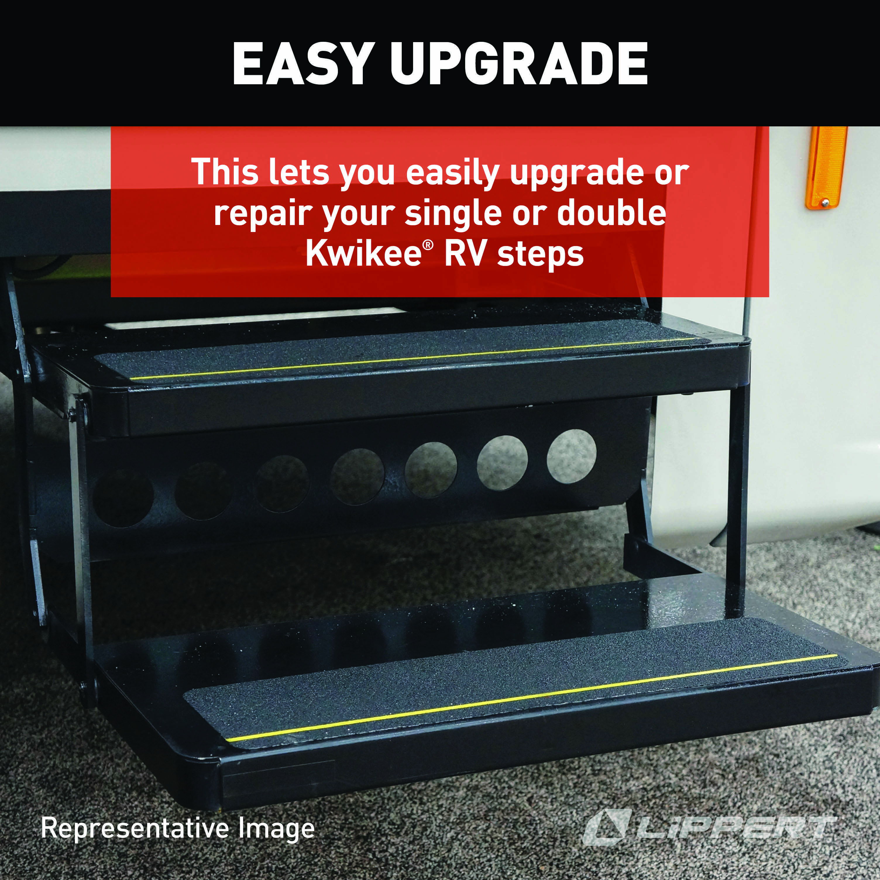 Lippert Motor Conversion Kit for Kwikee Electric Steps - "A" Linkage Single & Double Steps #781005 thumbnail 8