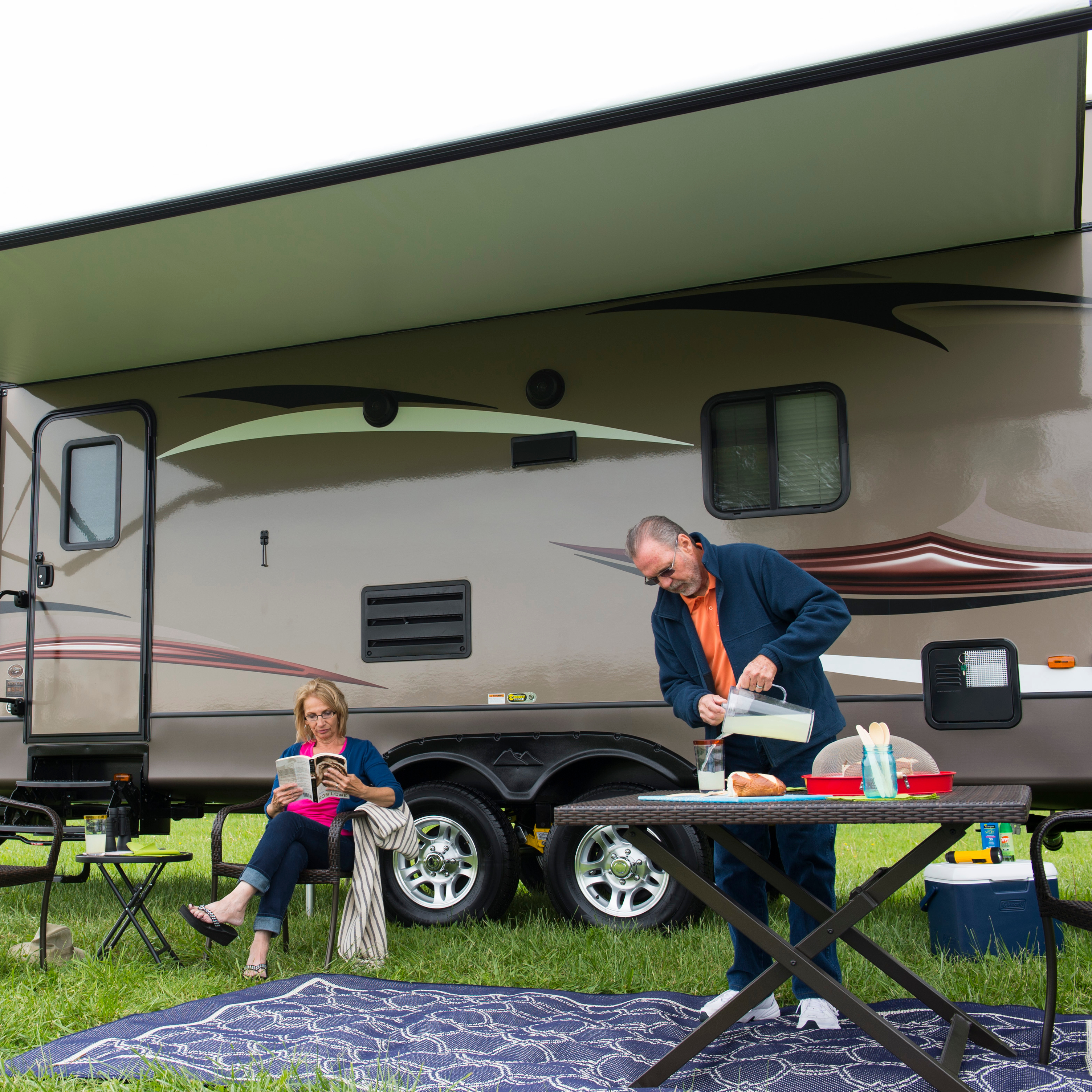 Lippert Motorhome Entry Screen Door Bubble Slider Panel #234101 thumbnail 7