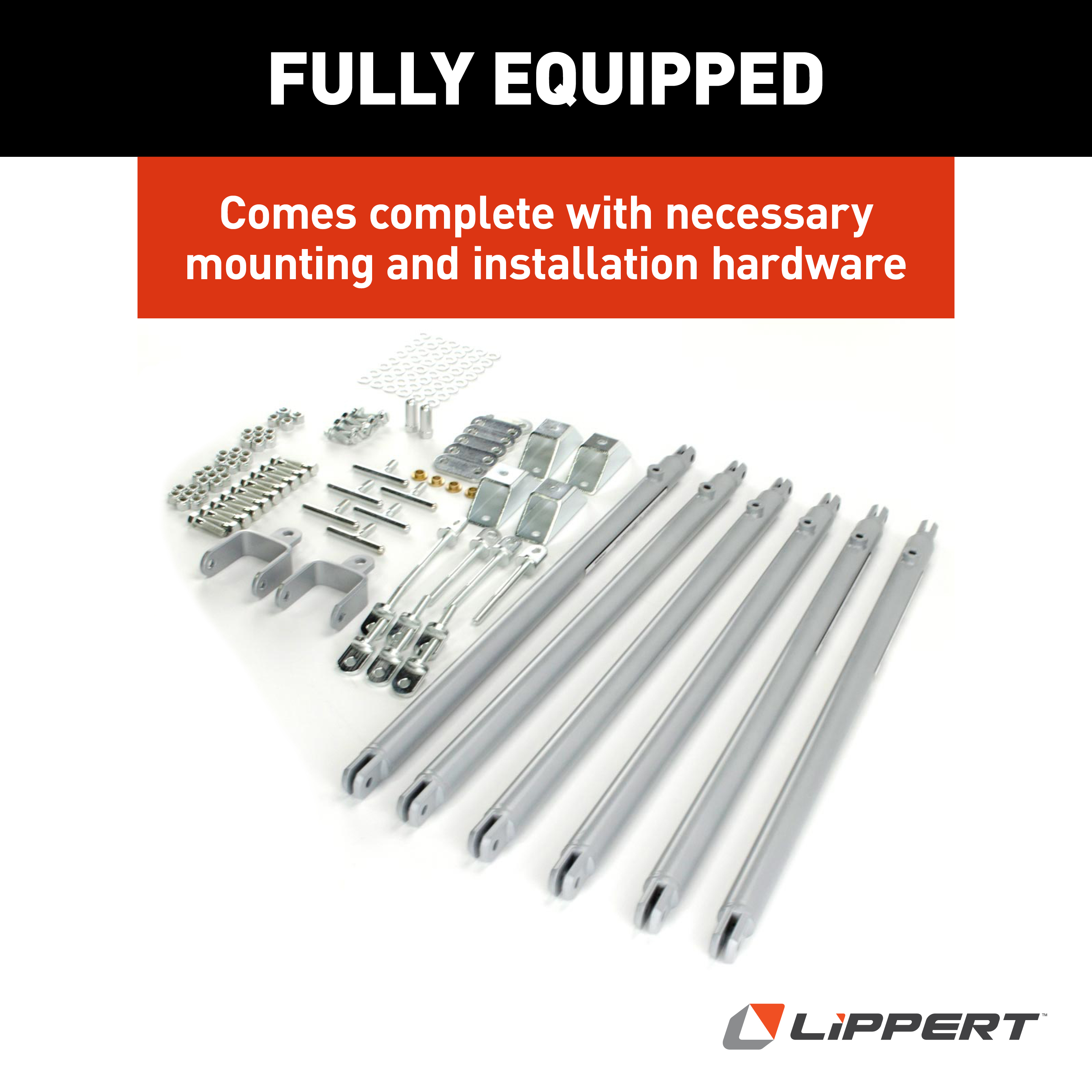 LIPPERT JT's Strong Arm Standard 5th Wheel Jack Stabilizer Kit #191023 thumbnail 4