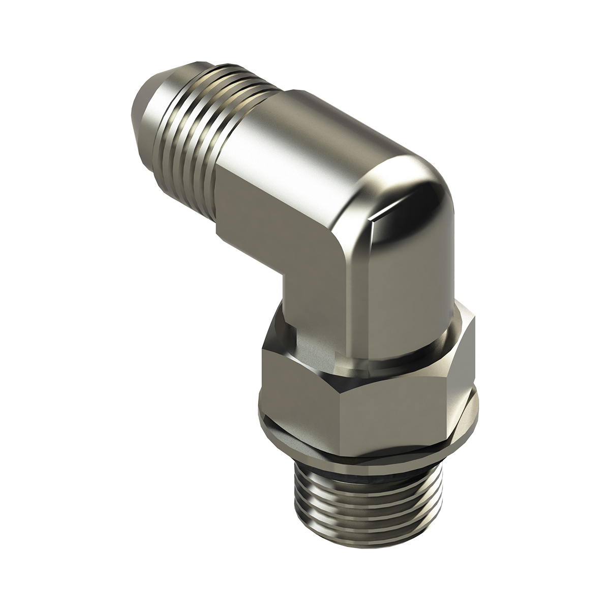 Lippert 1/4" 90 Elbow Hydraulic Leveling System Fitting #6801-04-04 thumbnail 3