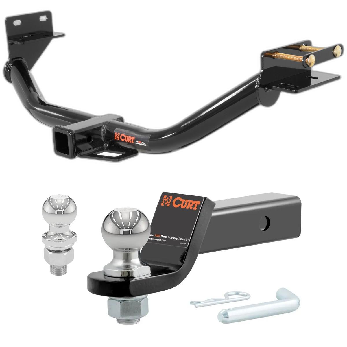 2014-2015 Kia Sorento All CURT Class 3 Trailer Hitch, 2" Receiver + 2" Ball + 1-7/8" Ball Kit thumbnail 0