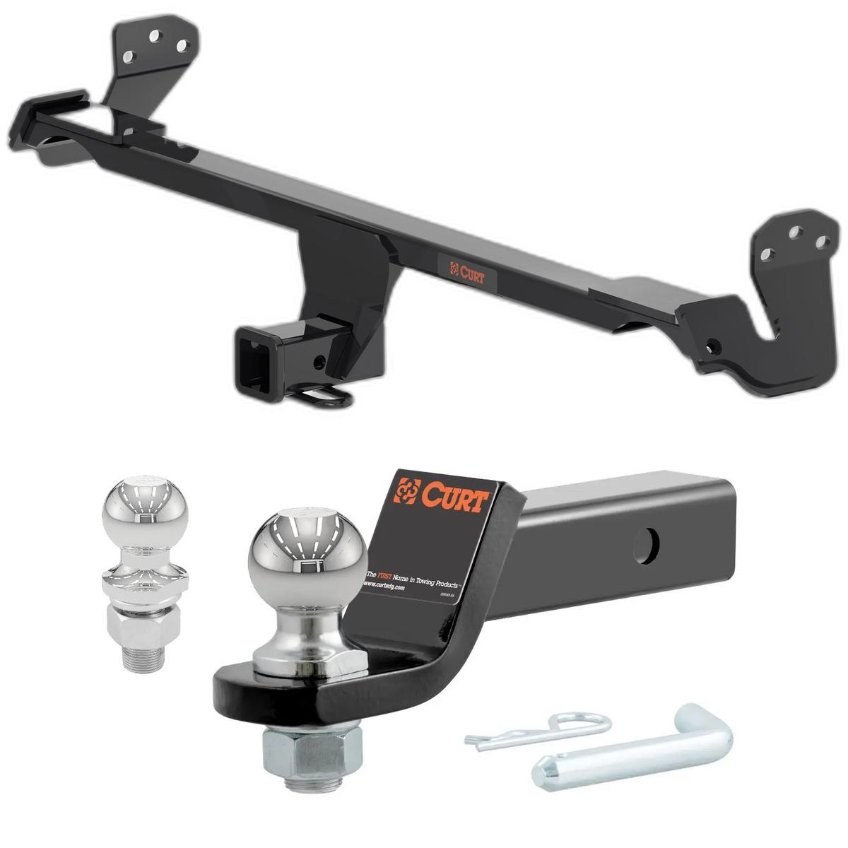 2022-2023 Hyundai Kona N All CURT Class 3 Trailer Hitch, 2" Receiver + 2" Ball + 1-7/8" Ball Kit thumbnail 0