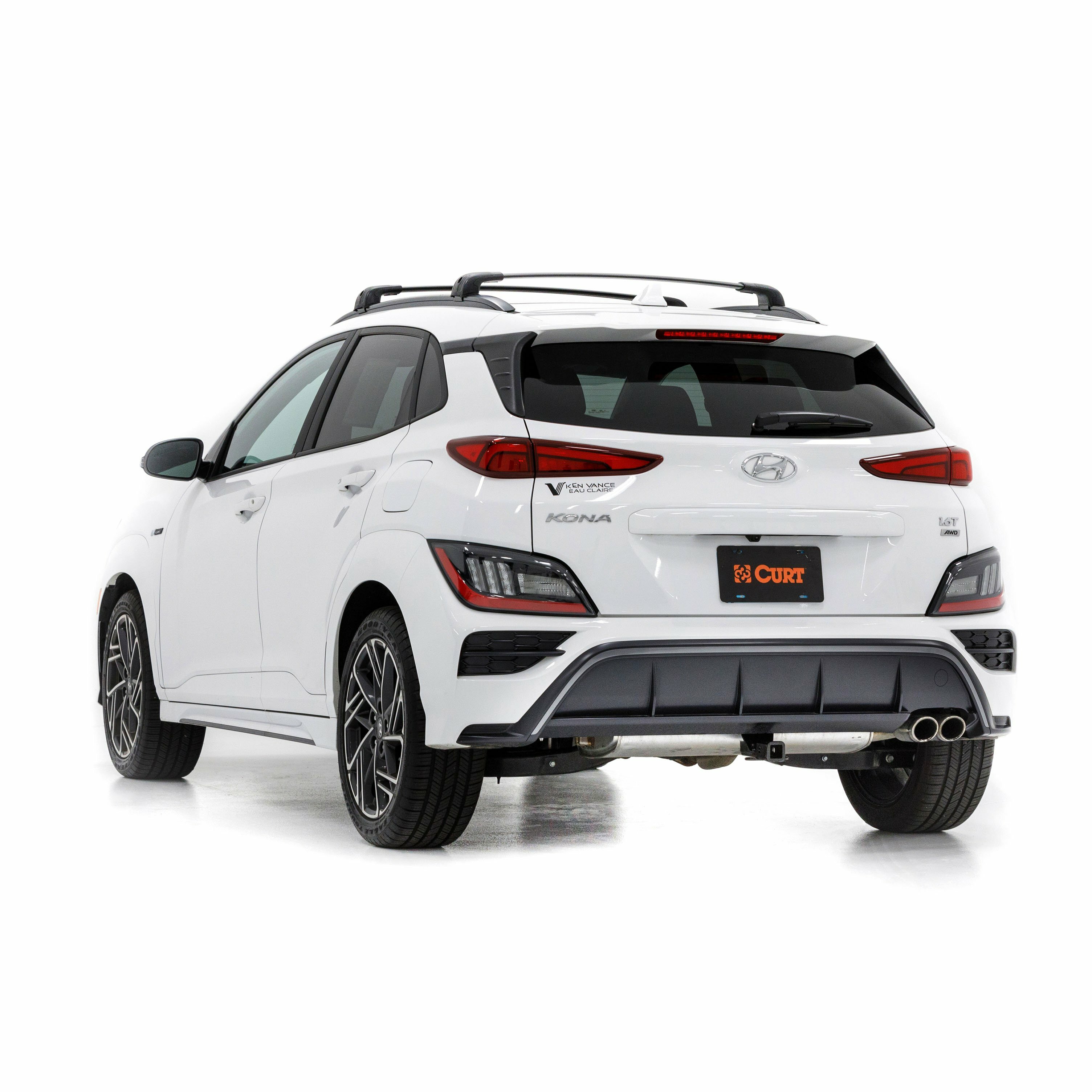 2022-2023 Hyundai Kona N All CURT Class 3 Trailer Hitch, 2" Receiver + 2" Ball + 1-7/8" Ball Kit thumbnail 1