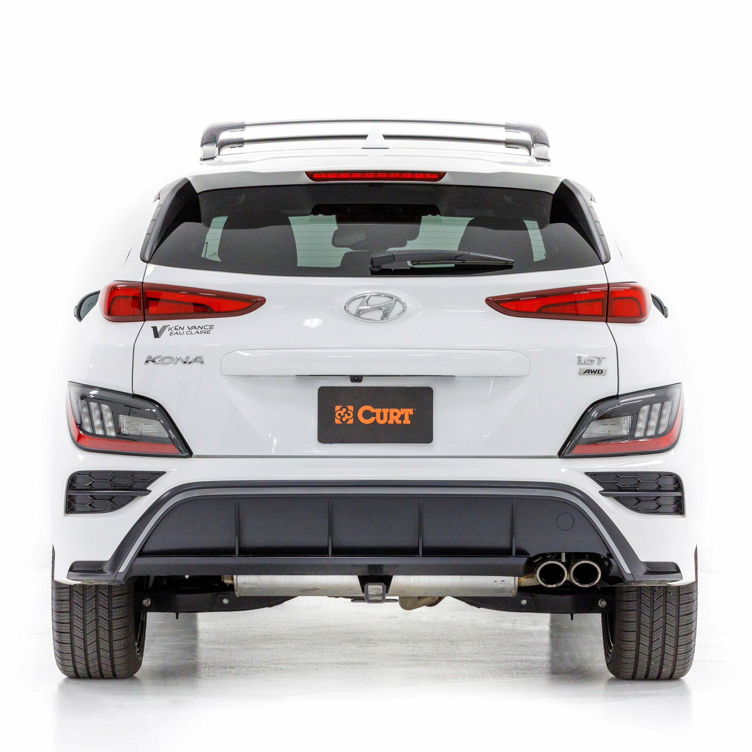 2022-2023 Hyundai Kona N All CURT Class 3 Trailer Hitch, 2" Receiver + 2" Ball + 1-7/8" Ball Kit thumbnail 2