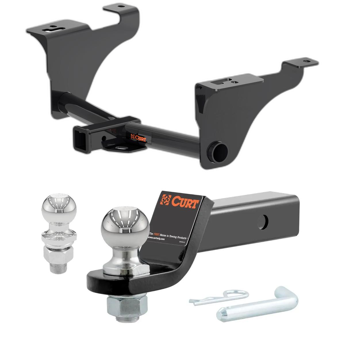2020-2025 Subaru Outback All CURT Class 3 Trailer Hitch, 2" Receiver + 2" Ball + 1-7/8" Ball Kit thumbnail 0