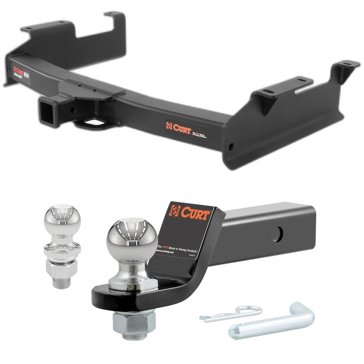 2001-2010 GMC Sierra 2500 HD 8' bed, factory replacement hitch Xtra Duty CURT Class 5 Hitch, 2" thumbnail 0