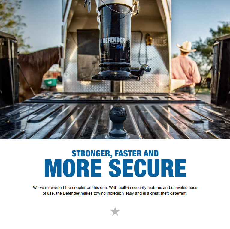 B&W Trailer Hitches Defender Locking Gooseneck Coupler GNC4250 thumbnail 1