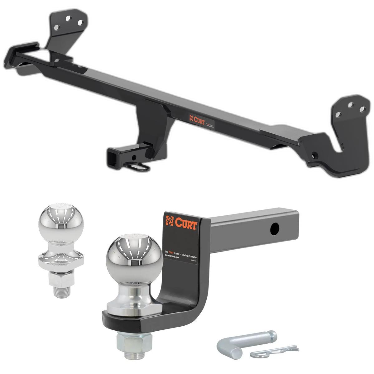 2022-2023 Hyundai Kona Excluding electric Class 1 Trailer Hitch, 1-1/4" Receiver + 2" Ball + 1-7/8" Ball Kit thumbnail 0