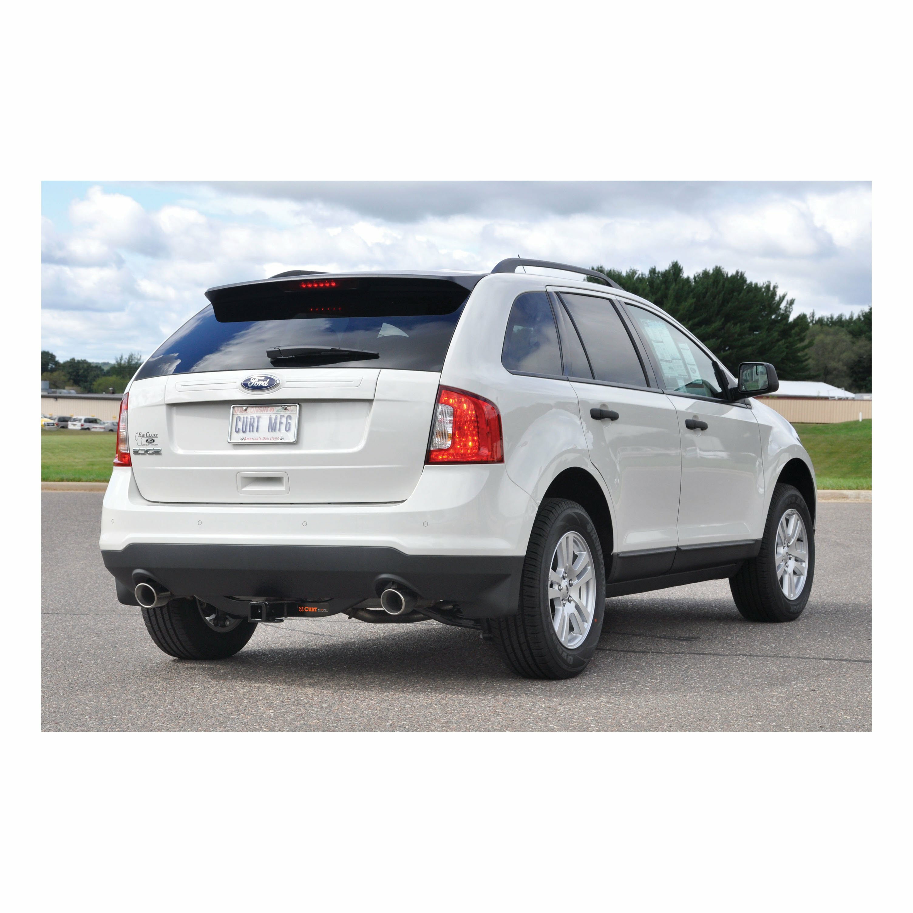 2007-2014 Ford Edge All CURT Class 3 Trailer Hitch, 2" Receiver + 2" Ball + 1-7/8" Ball Kit thumbnail 2