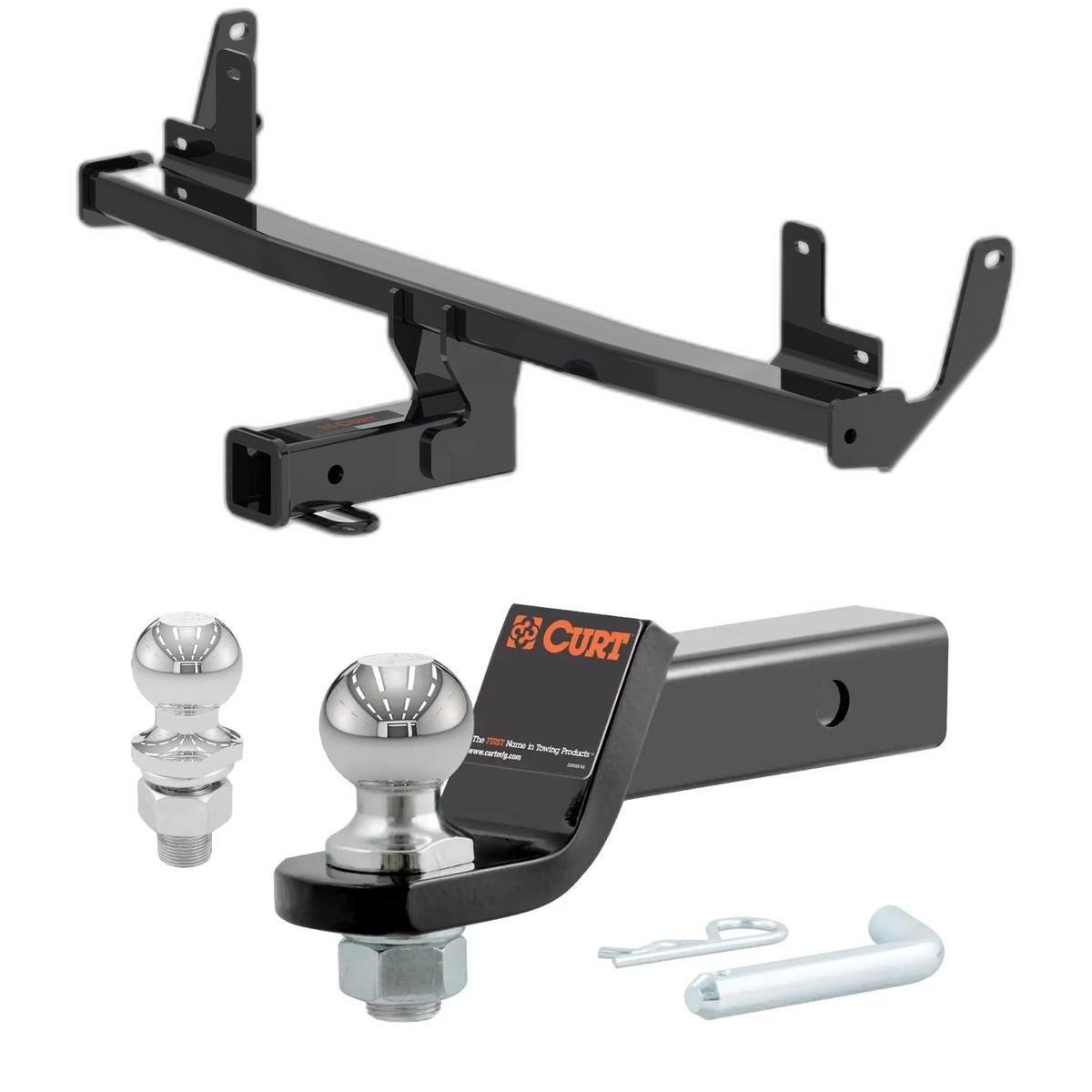 2023-2025 Dodge Hornet All CURT Class 3 Trailer Hitch, 2" Receiver + 2" Ball + 1-7/8" Ball Kit thumbnail 0