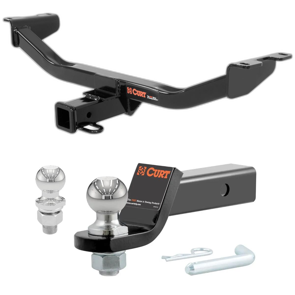 2013-2018 Acura RDX All CURT Class 3 Trailer Hitch, 2" Receiver + 2" Ball + 1-7/8" Ball Kit thumbnail 0